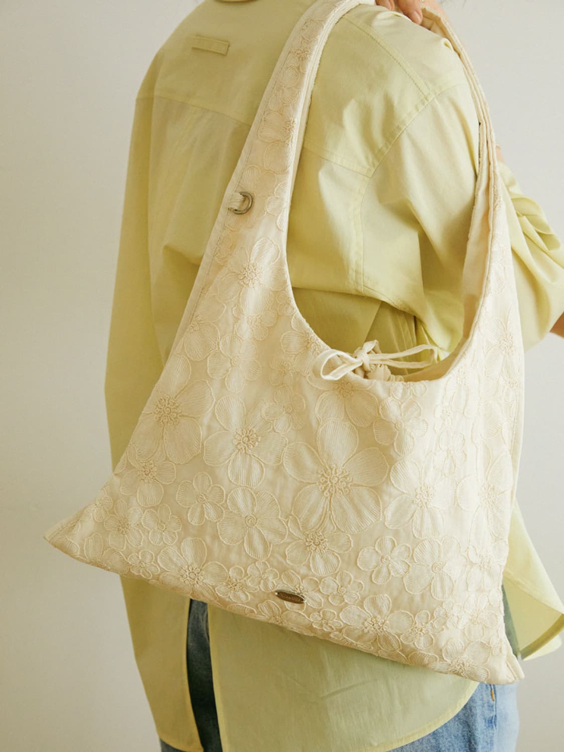 NDearose Fondue bag 아이보리 호보백 상품이미지2