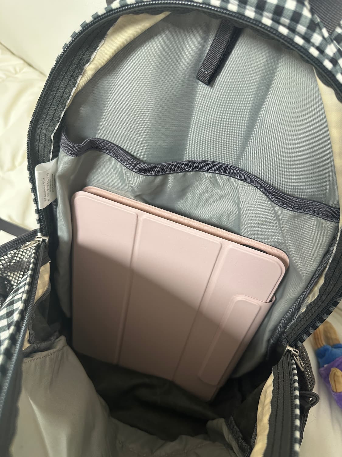 노스페이스 깅엄체크 레콘 백팩 상품이미지9