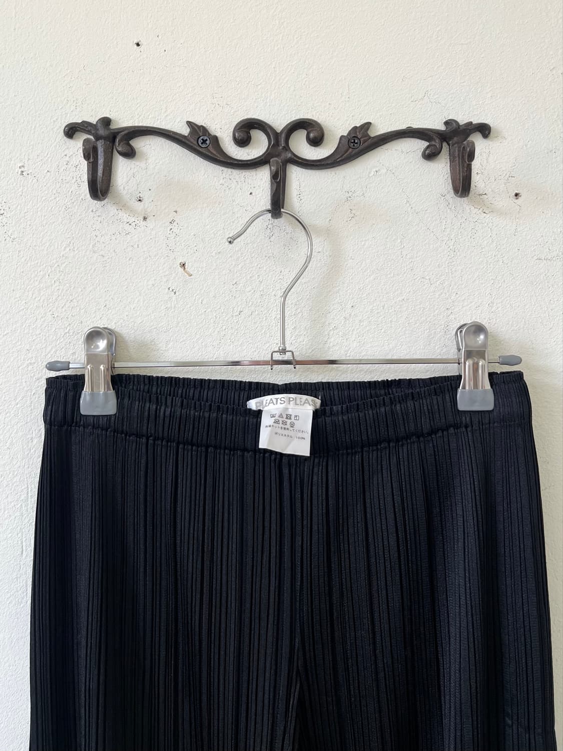 PLEATS PLEASE 블랙 플리츠 팬츠 상품이미지2