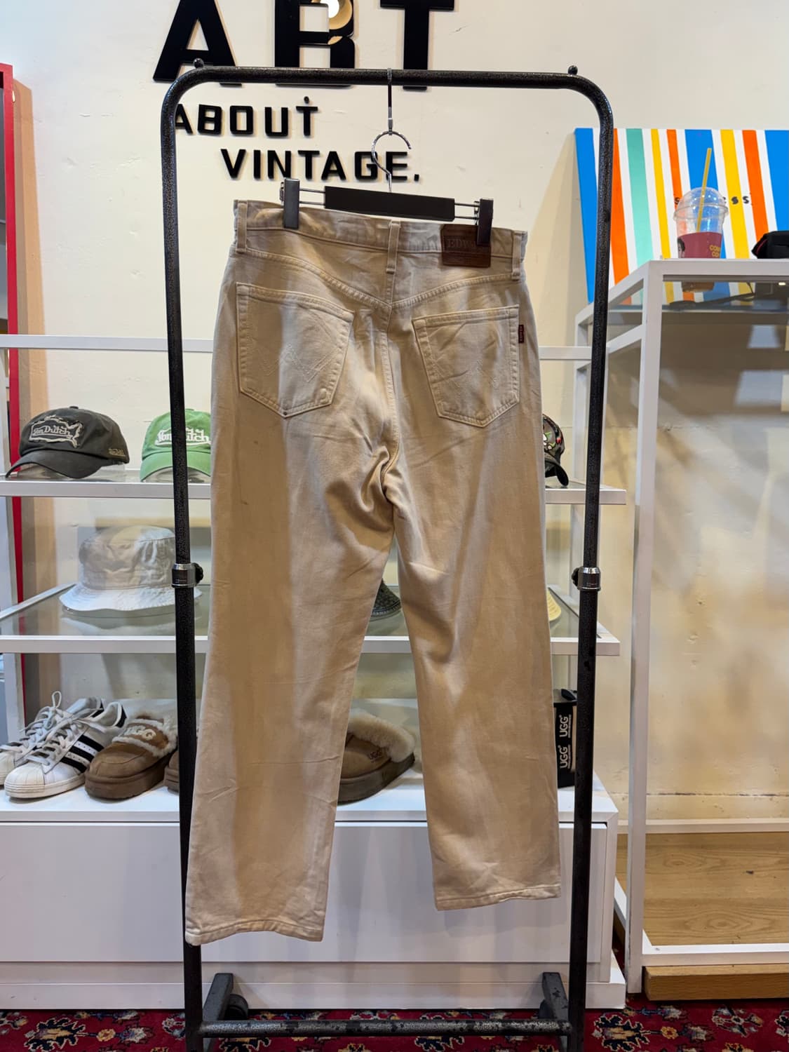 에드윈 703 데님 코튼팬츠 크림 34in 상품이미지6