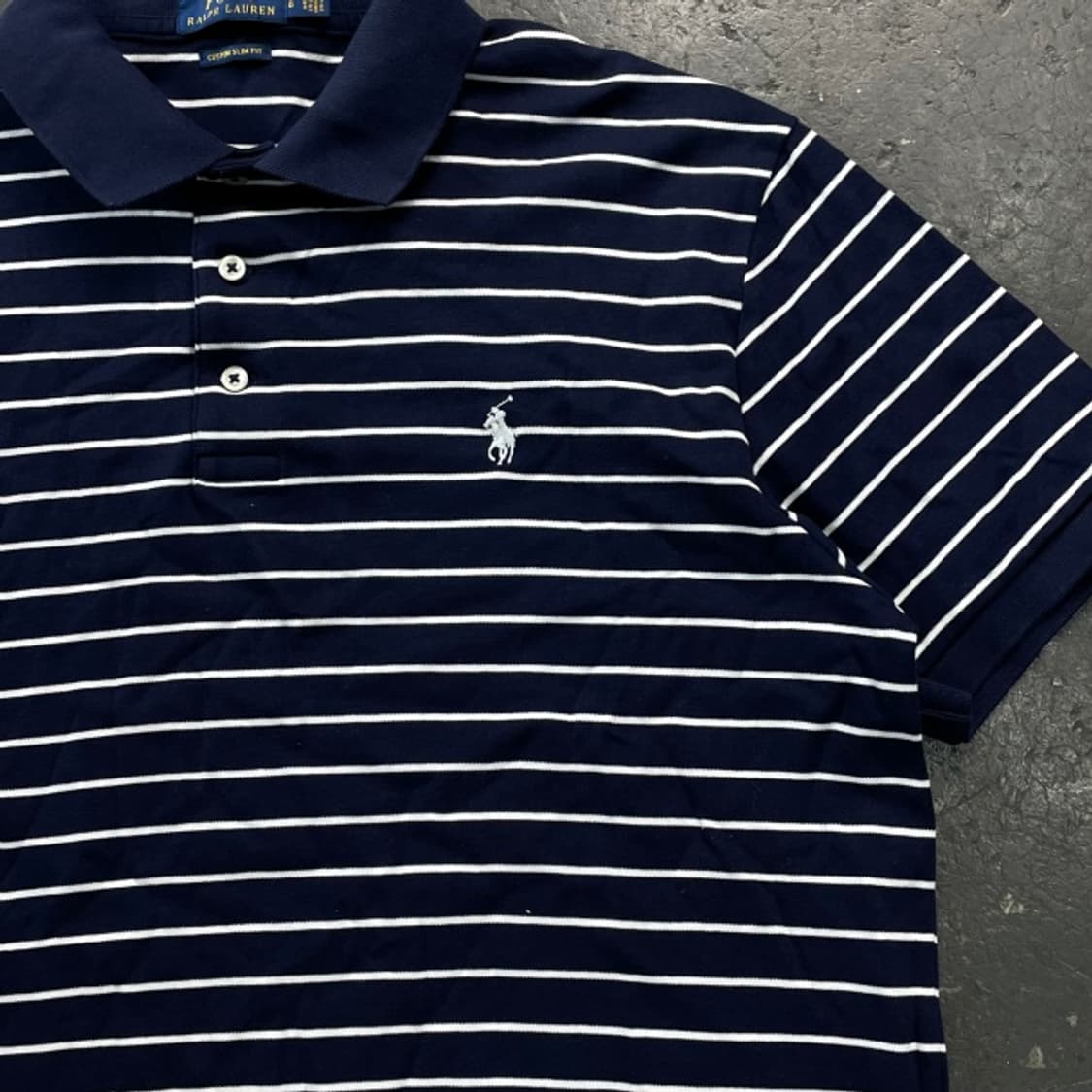 100 폴로 랄프로렌 신형 스트라이프 카라티 상품이미지2