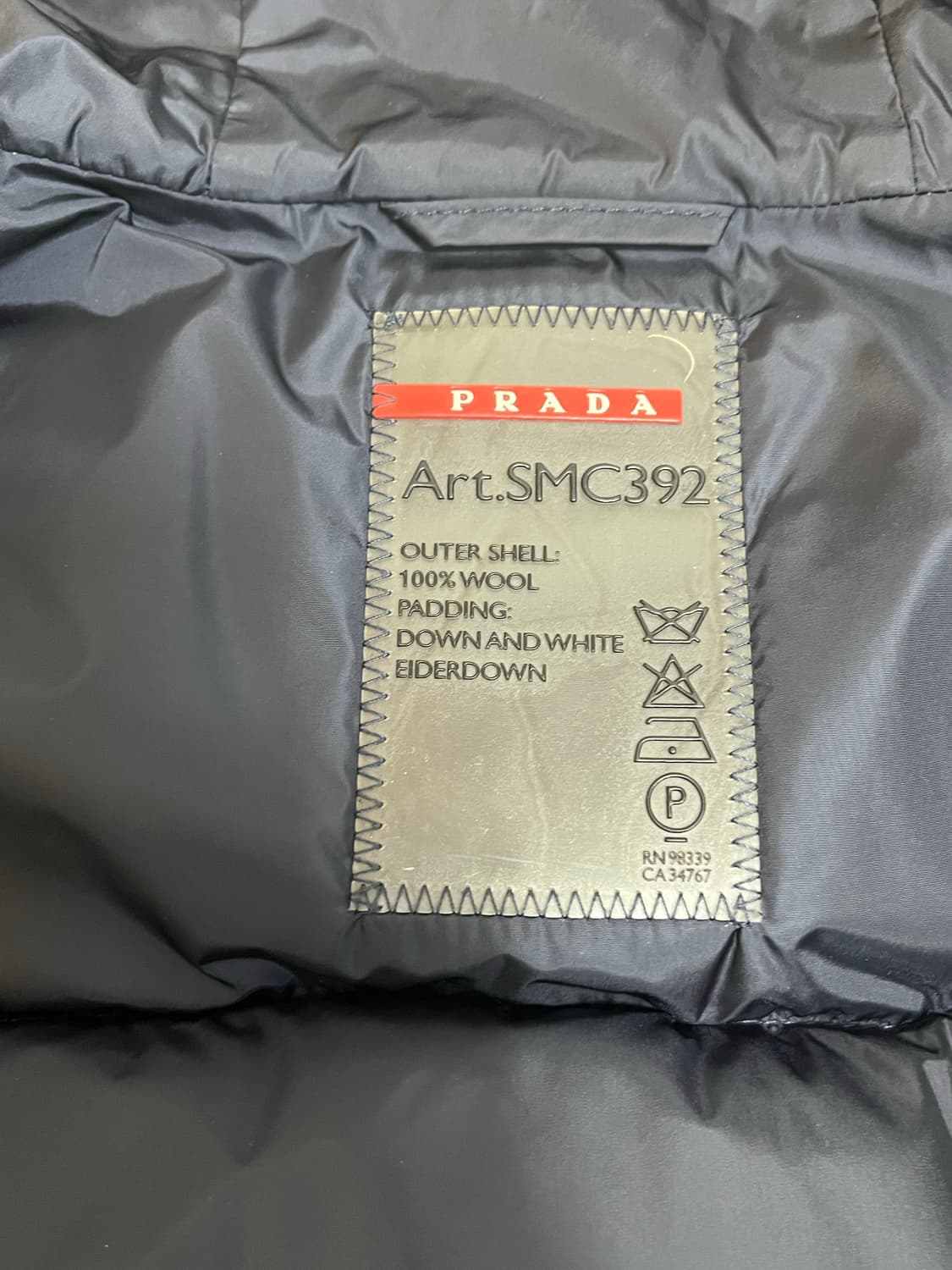 Prada 11fw wool down padding 48 상품이미지5