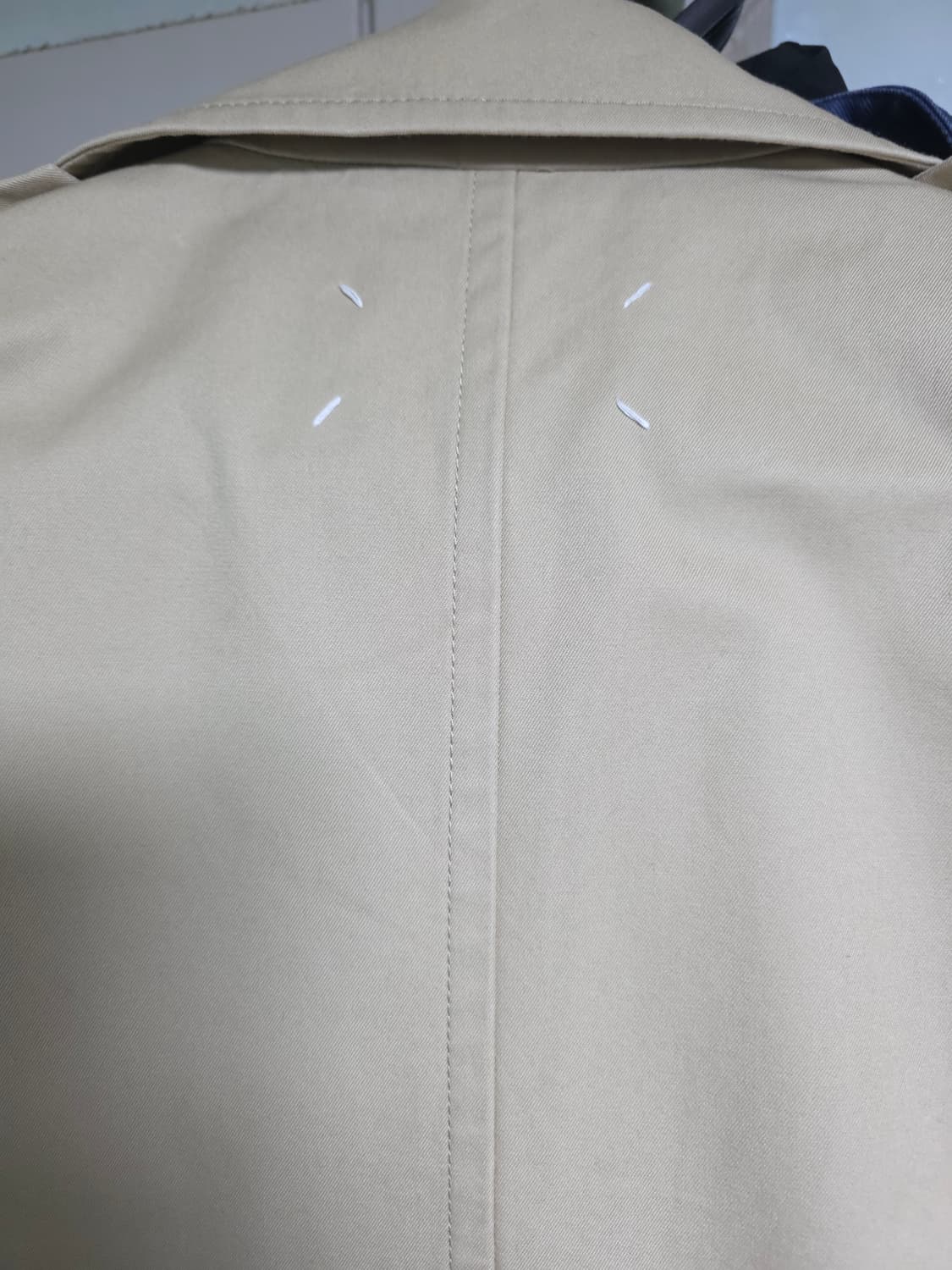 메종 마르지엘라 20ss 오버사이즈 더블 브레스티드 트렌치코트 판매합니다 상품이미지4