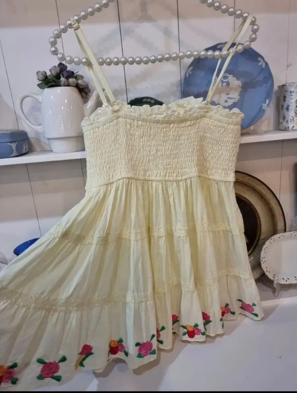 리즈리사(Liz Lisa) 플라워 자수 샤링 튜닉 상품이미지7