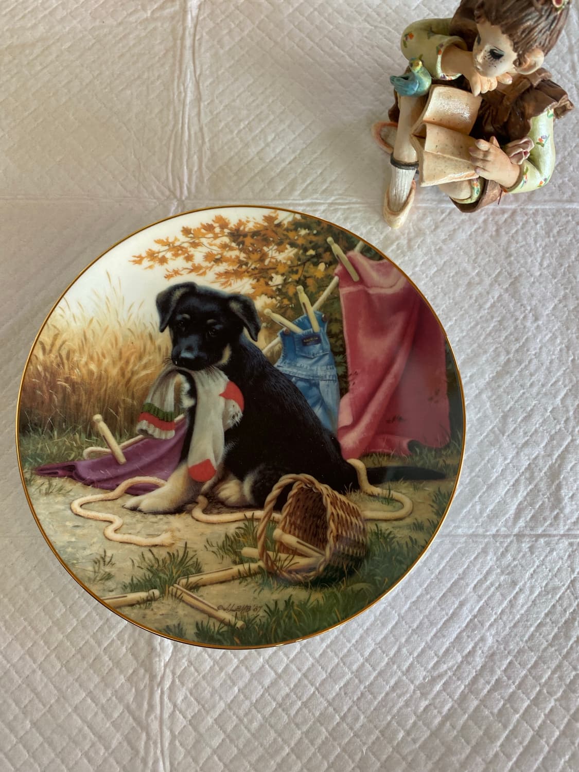 빈티지 미국 그릇 접시 장식품 상품이미지1