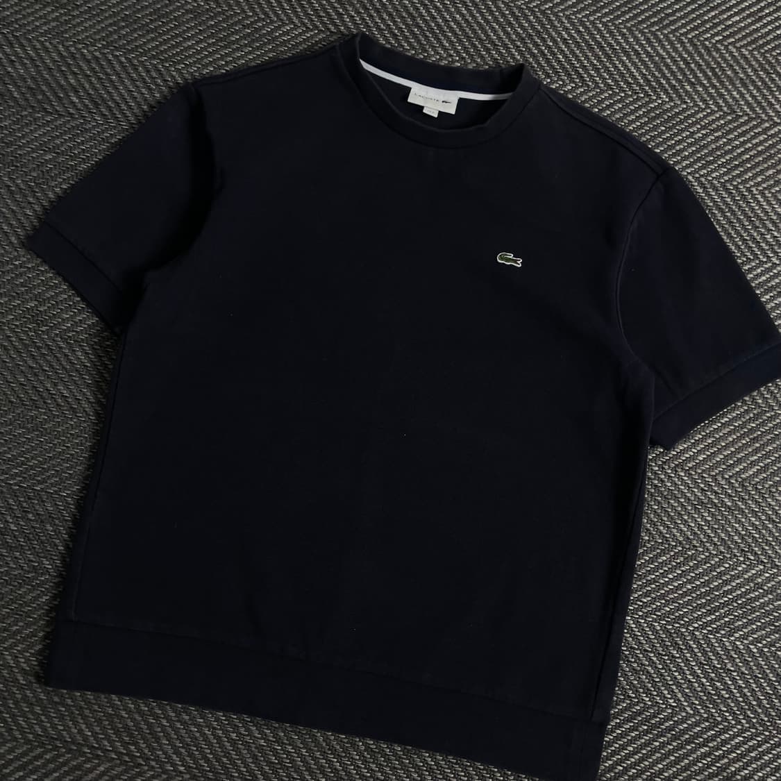 라코스테 네이비 크루넥 반팔 티셔츠 y 3806 상품이미지1