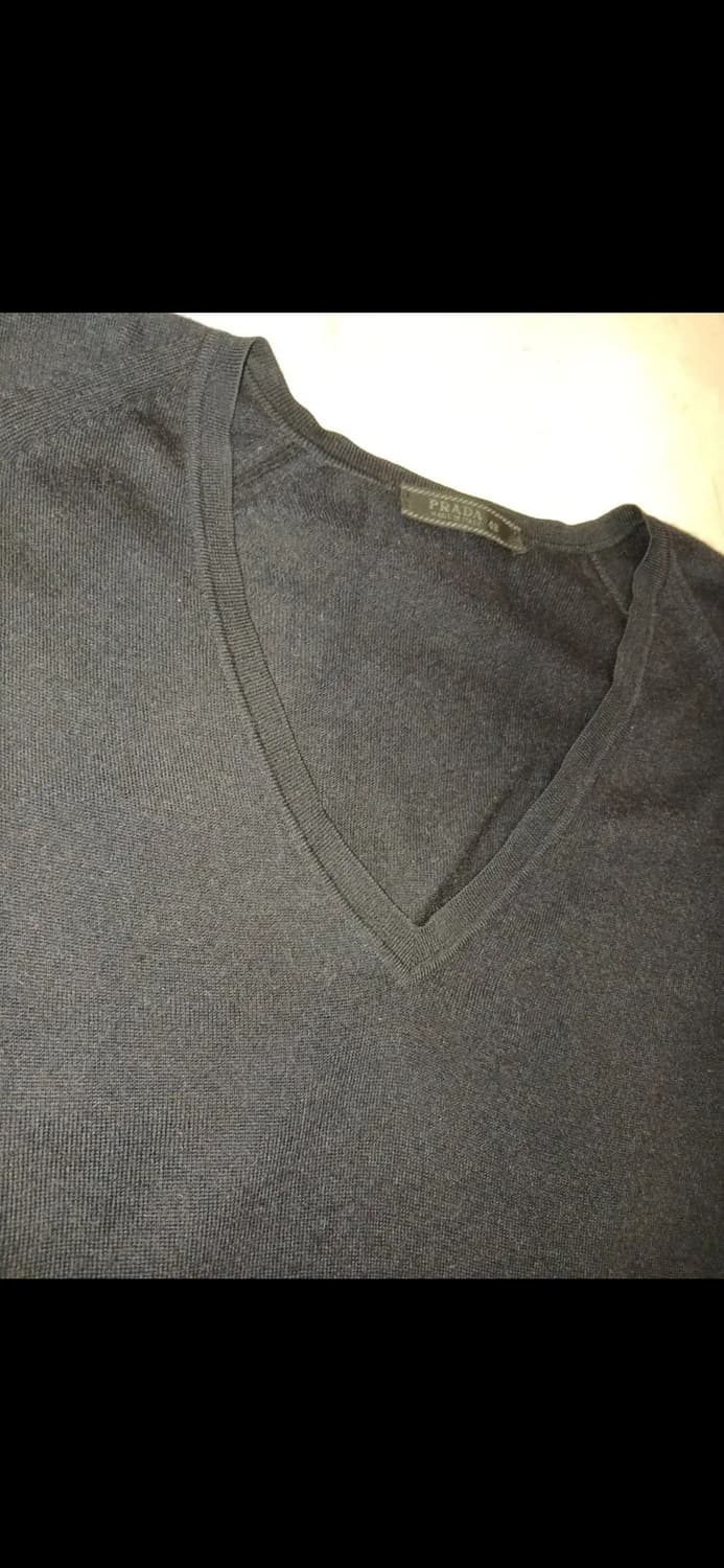 PRADA CASHMERE RAGLAN V NECK KNIT 상품이미지2