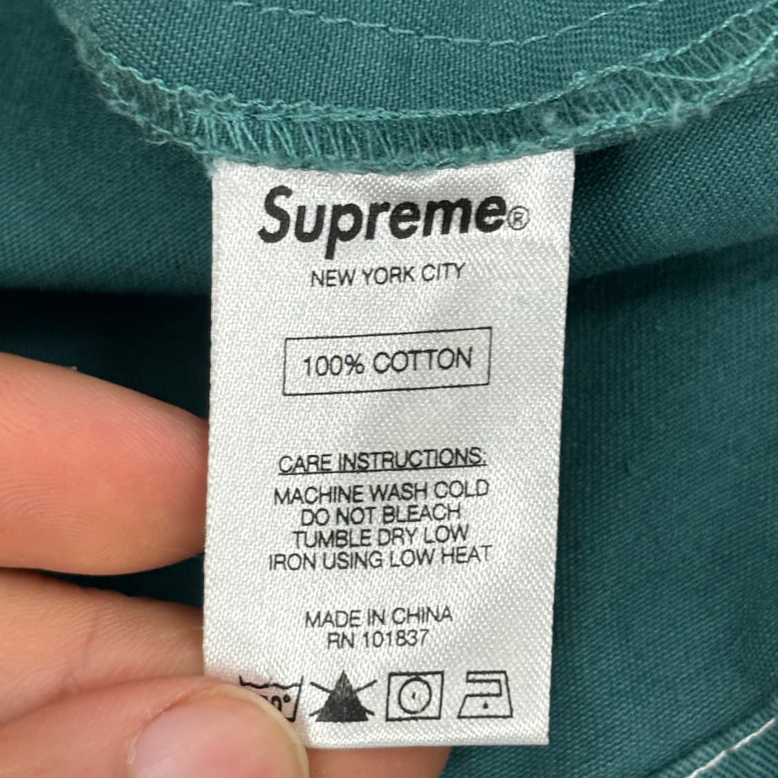 SUPREME Contrast Stitch Twill Pullov 상품이미지7
