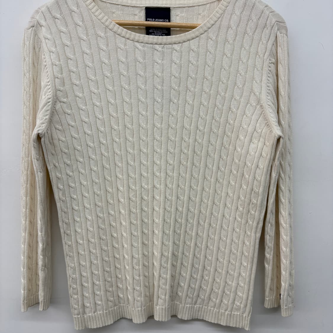 폴로 랄프로렌 꽈배기 여성니트 L 상품이미지2