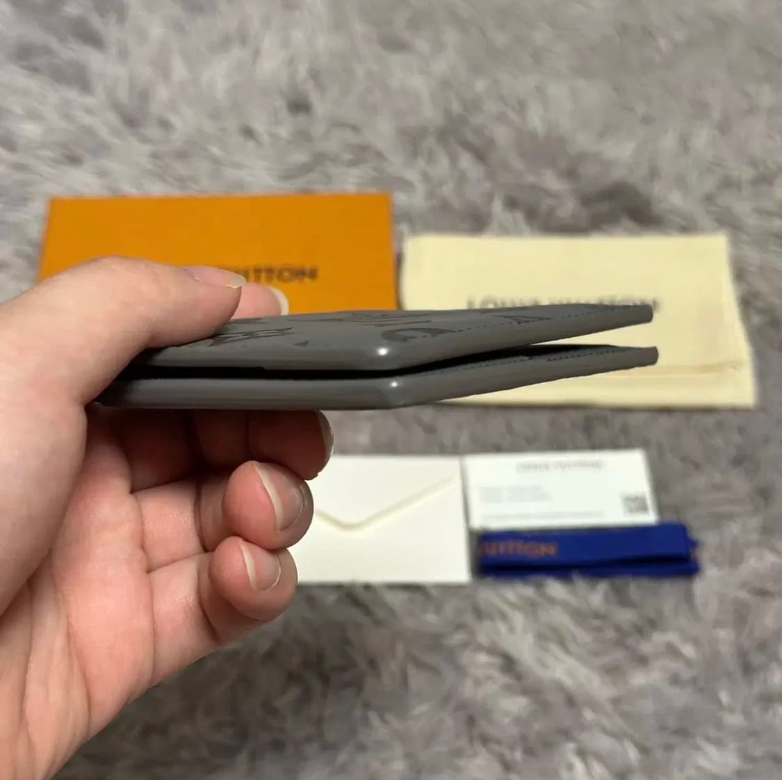 [풀구성] 루이비통 이클립스 쉐도우 오거나이저 카드지갑 그레이 상품이미지7