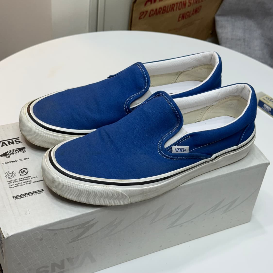 280) 반스 애너하임 슬립온 블루 상품이미지1