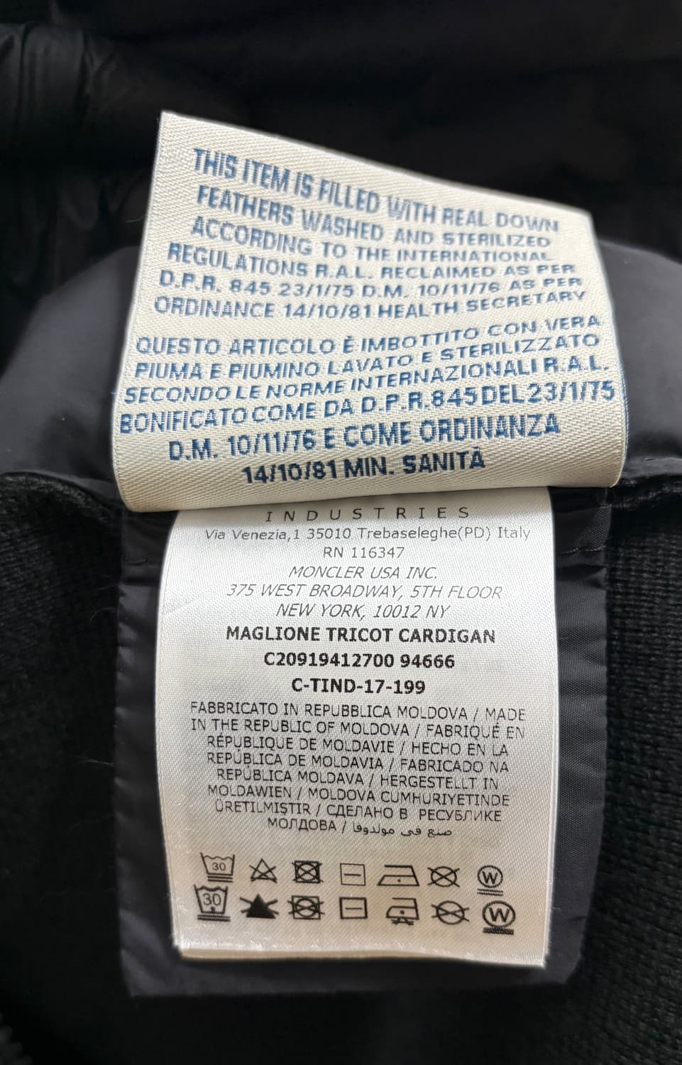 몽클레어 정품 김현우 니트패딩 상품이미지8