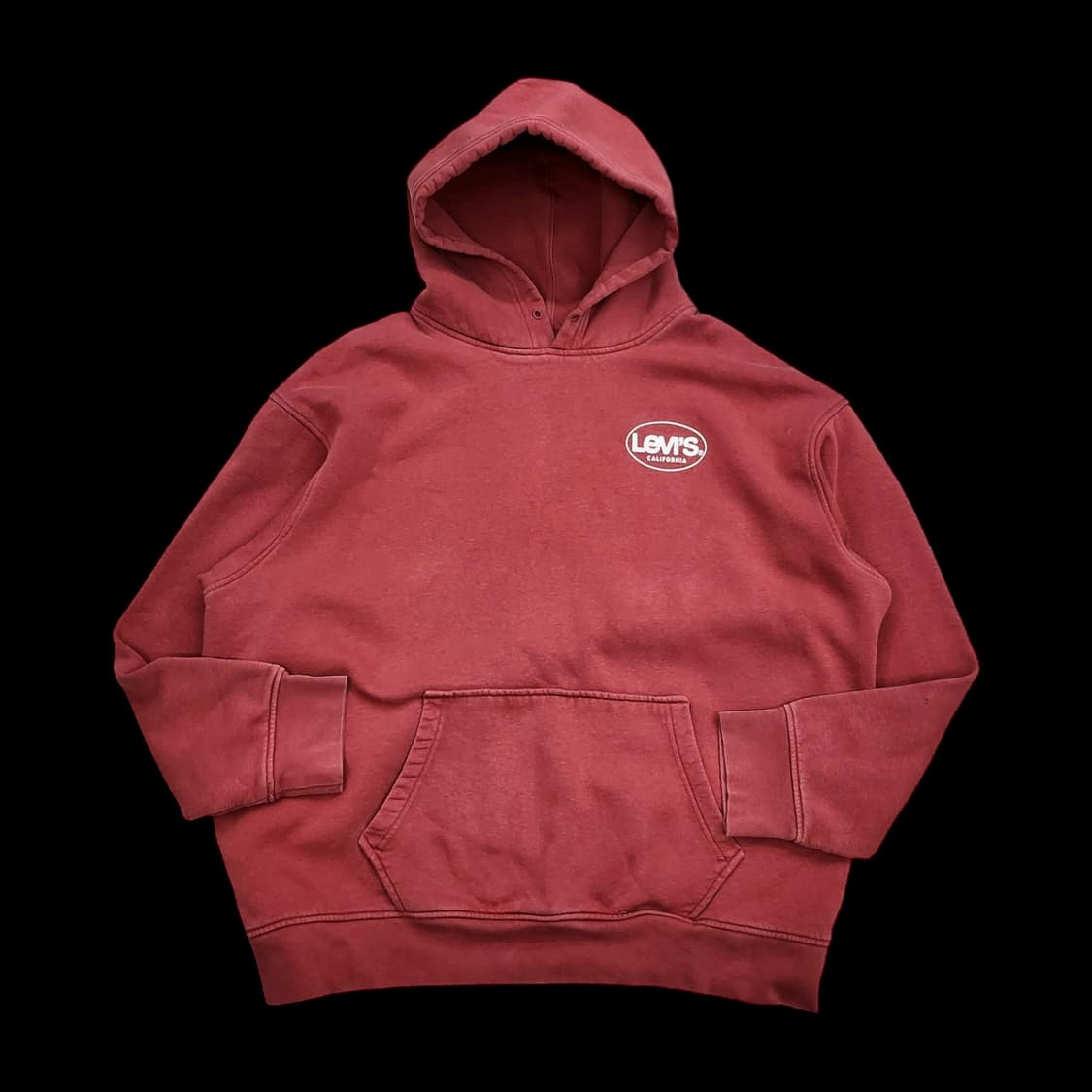 리바이스 빈티지 버건디 후드티 상품이미지1