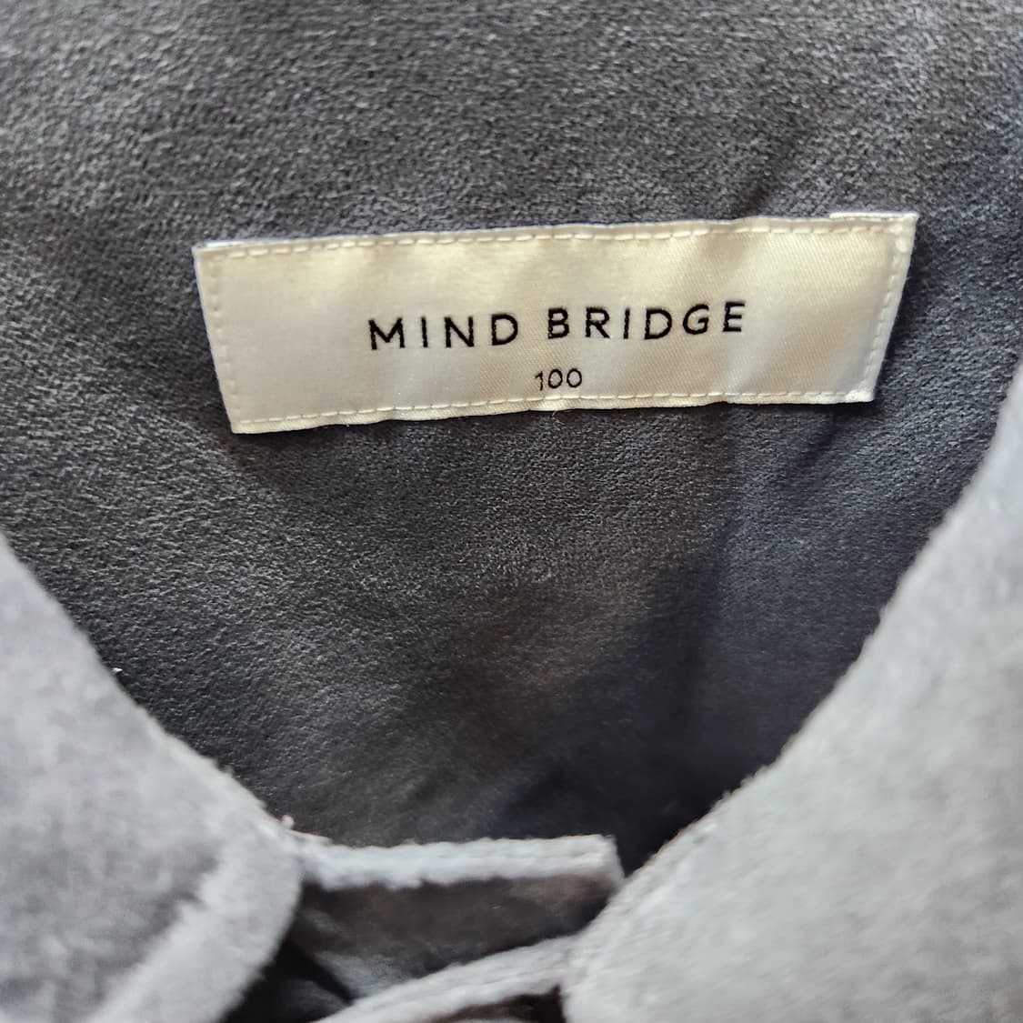 마인드브릿지 스웨이드 빅 투포켓 셔츠 L(XL) 상품이미지4