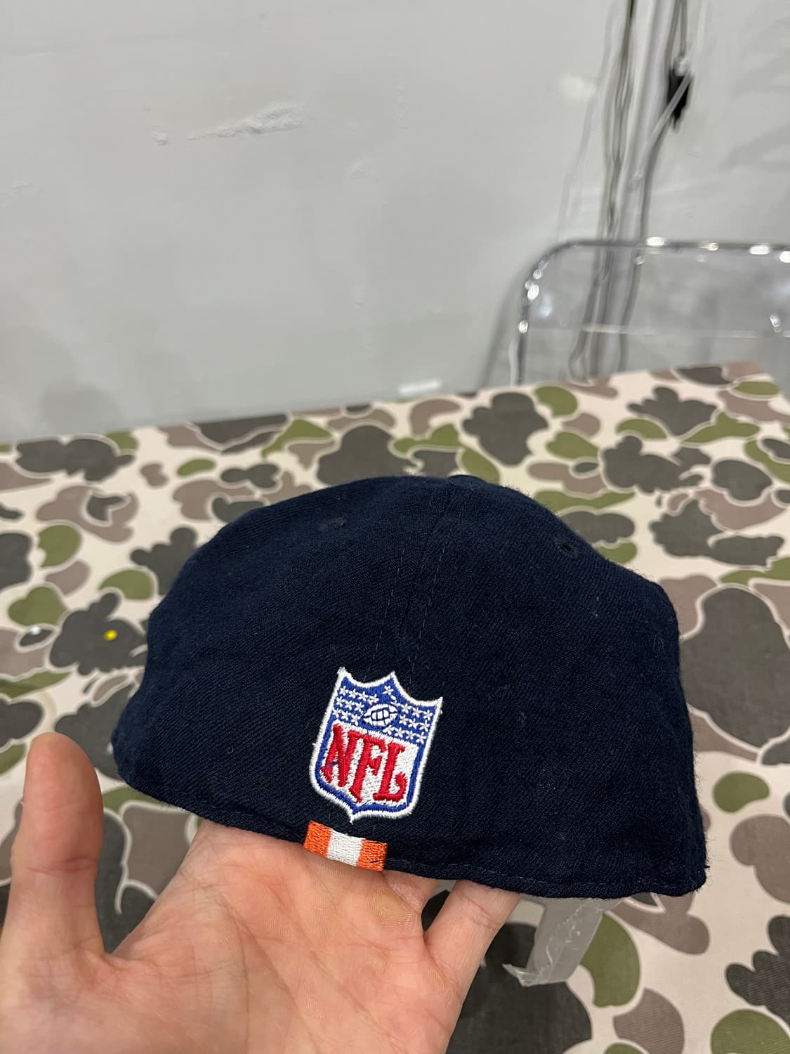 빈티지 나이키 NFL 덴버 울 캡 모자 네이비 상품이미지3