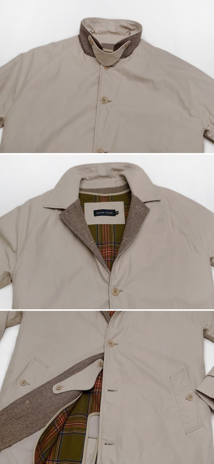 빈폴 클래식 울체크 라이너 패디드 발마칸 코트 (100+) 상품이미지4