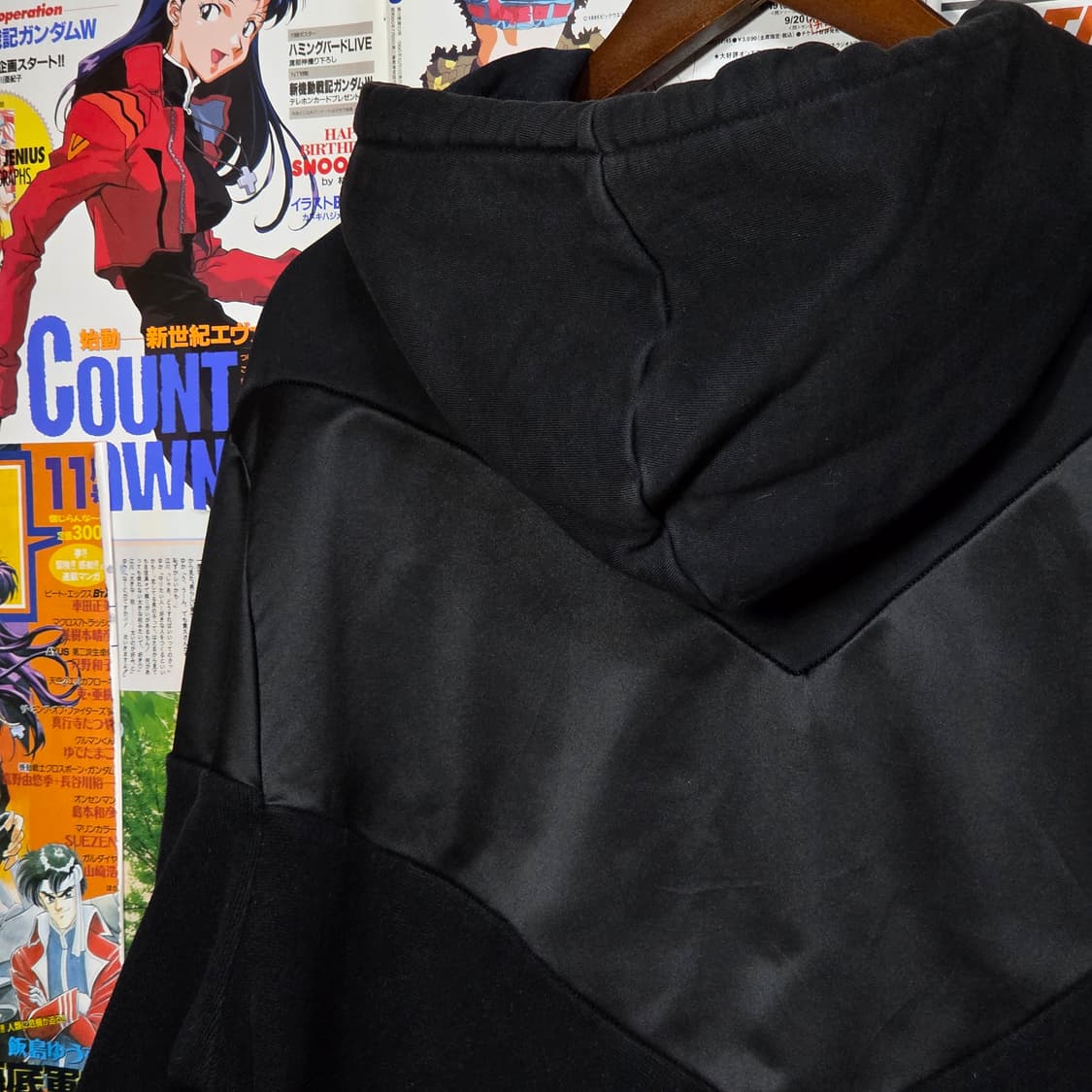 디젤 스타 배색 후드 집업 상품이미지6