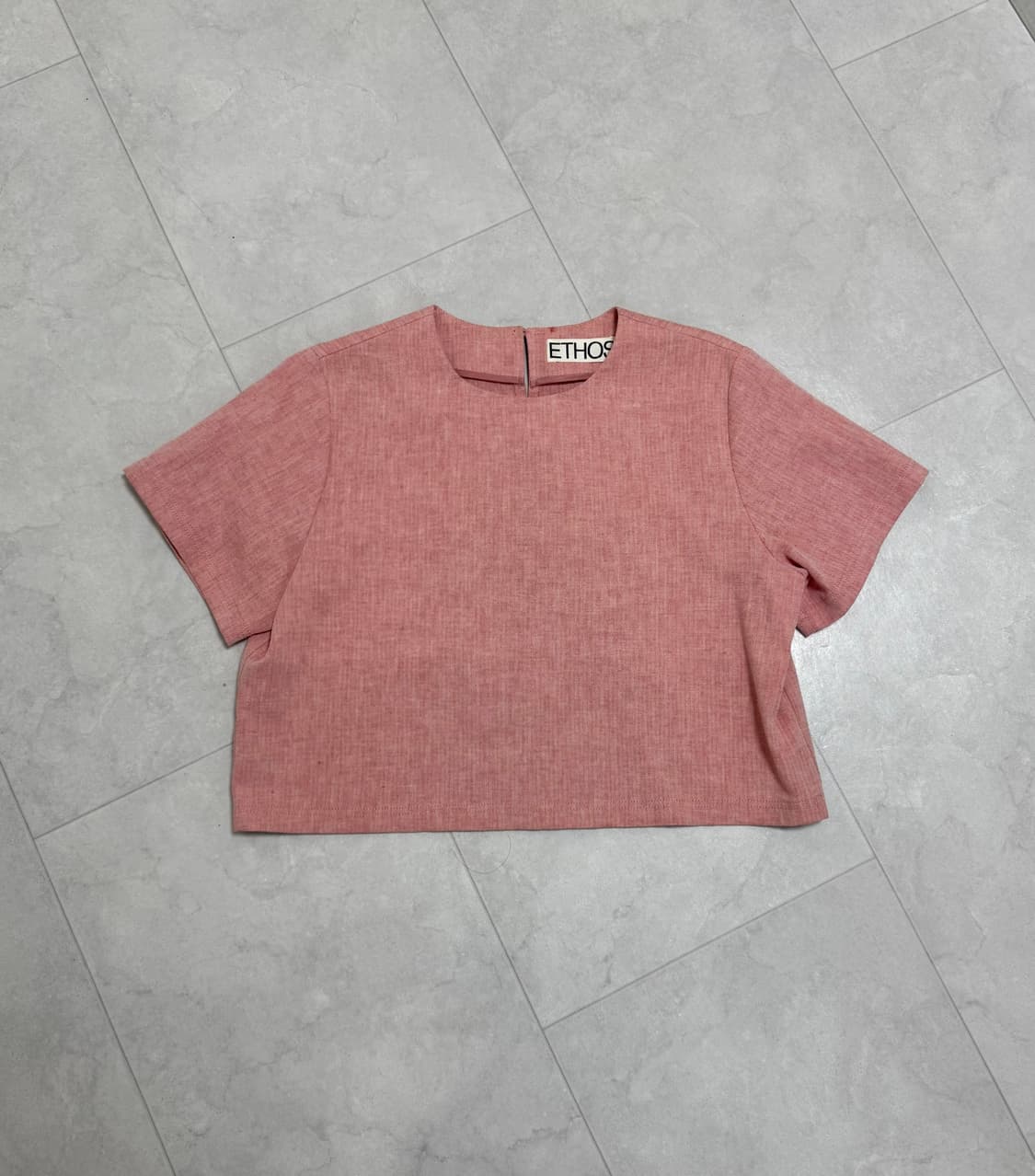 에토스 크롭 반팔 상품이미지1