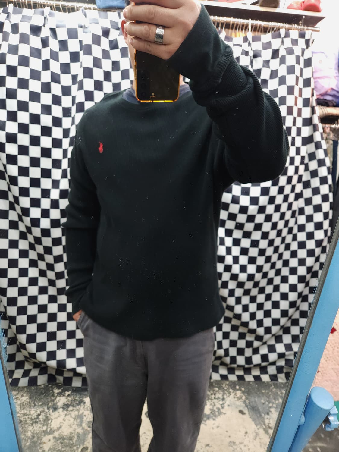 폴로 랄프로렌 블랙 와플 슬리브리스

 상품이미지9