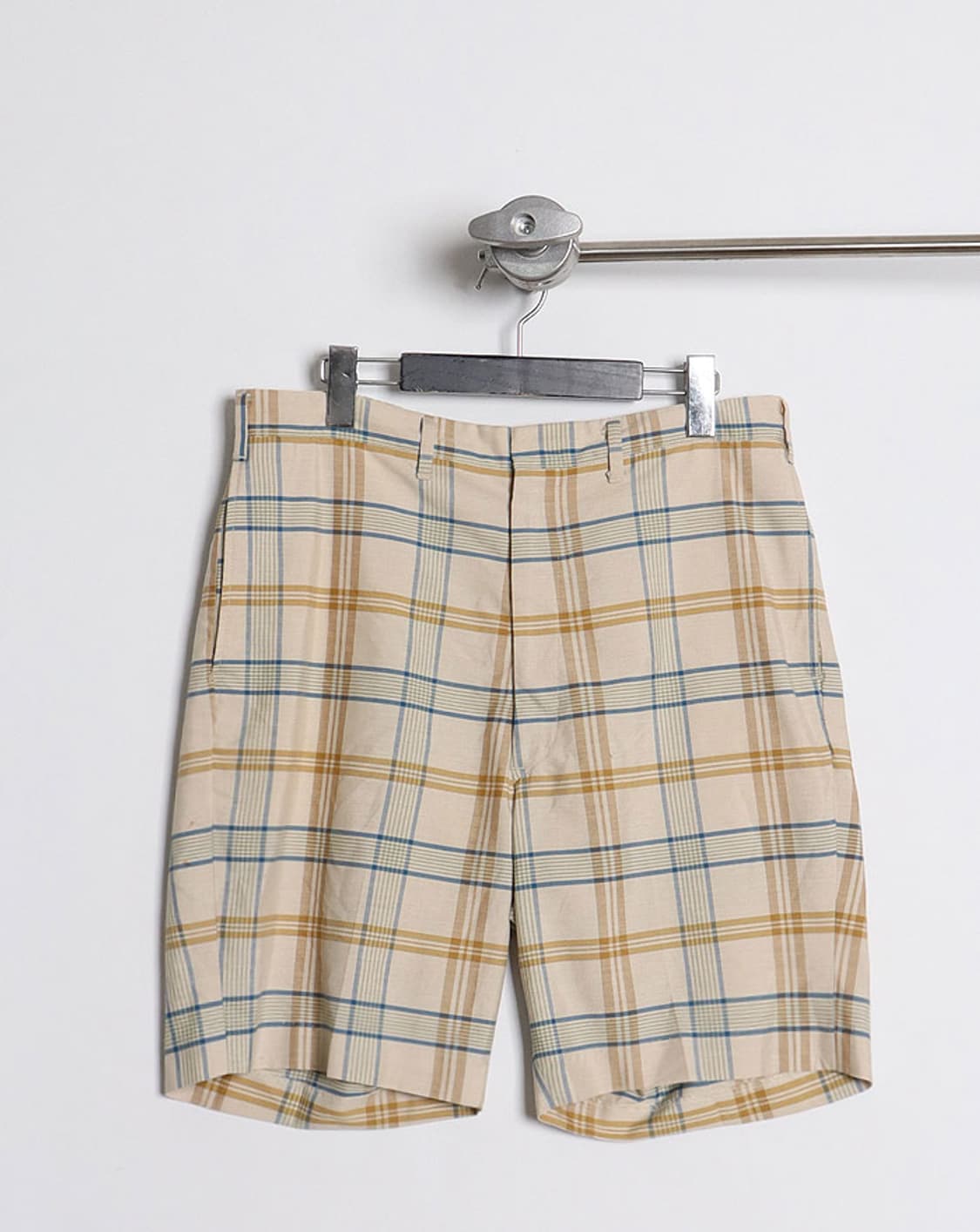  6~70's HARRIS SLACKS Check Shorts (32) 상품이미지1