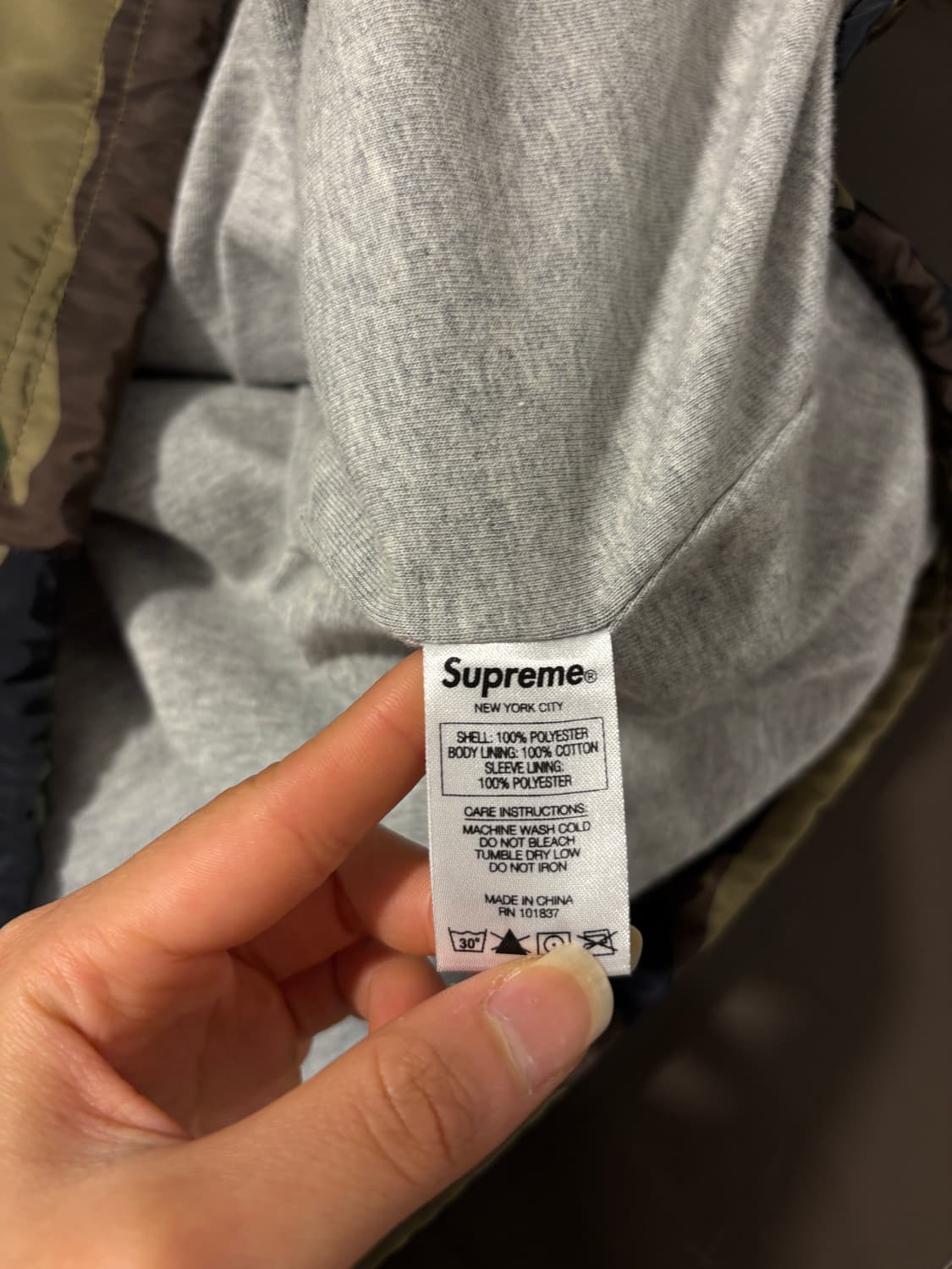 스투시 카모 버티컬 자켓  상품이미지9