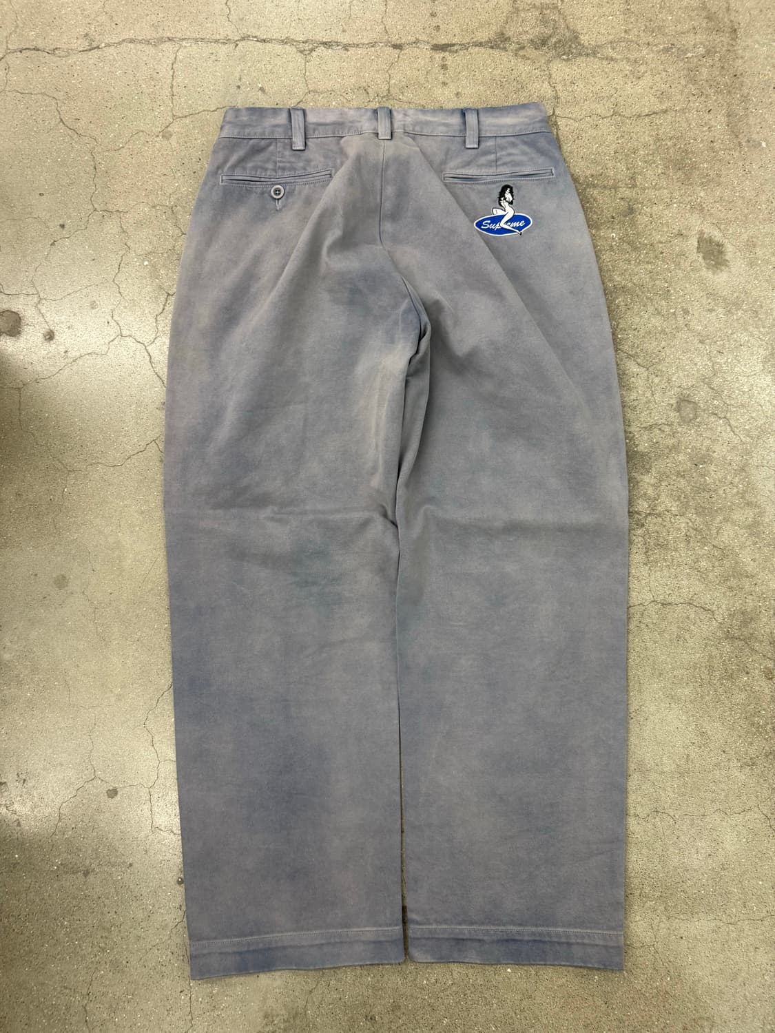 Supreme Chino Pants Washed Navy - 23FW 상품이미지2