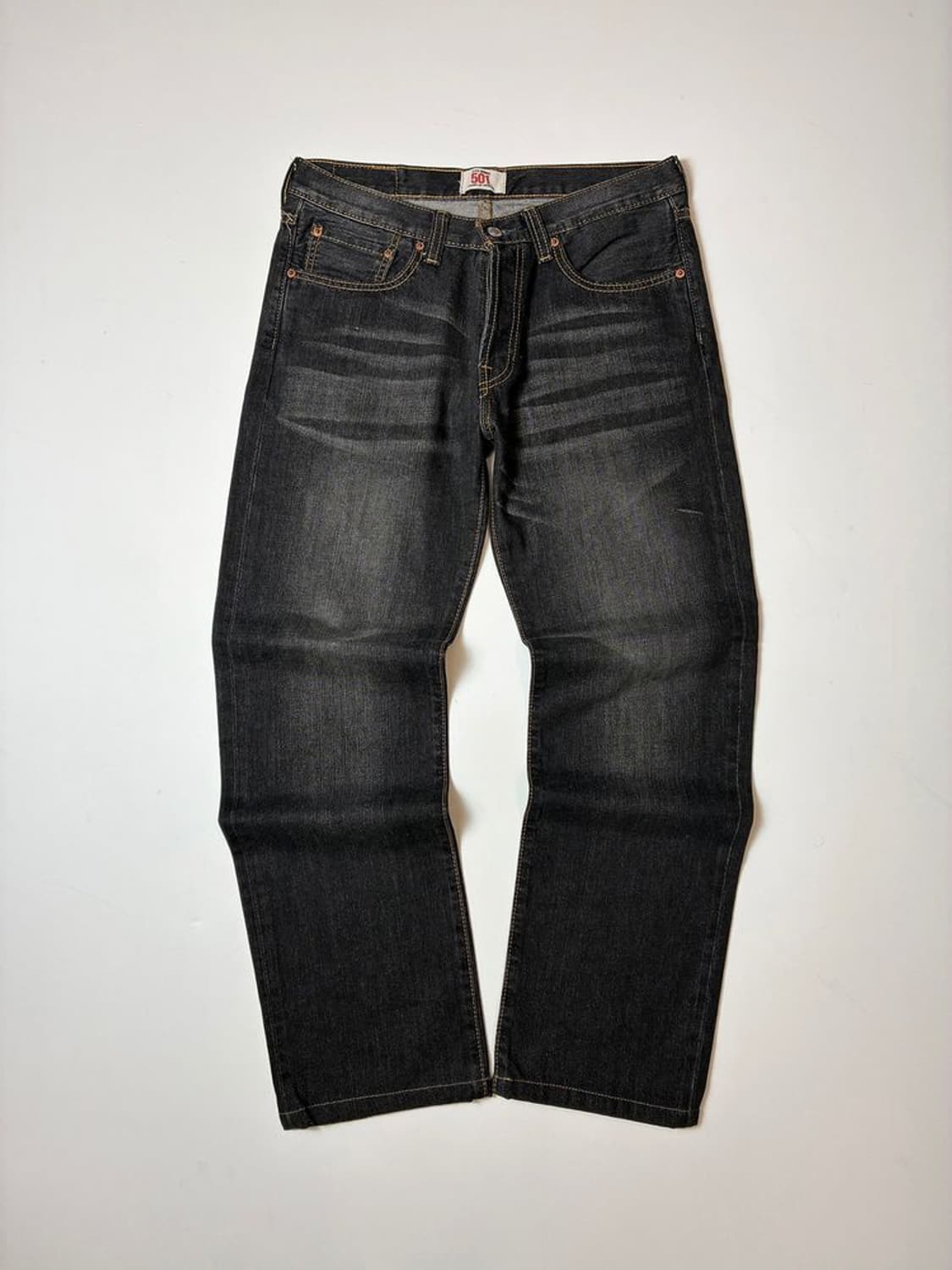 리바이스 501 블랙 스톤 스트레이트 데님 팬츠 PN8872 상품이미지1