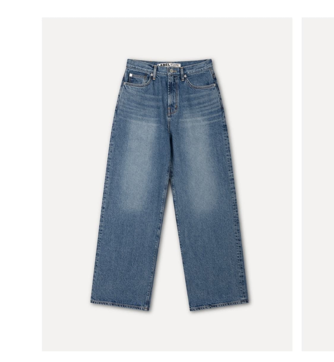 라벨아카이브 마리암 와이드데님 미드블루 3사이즈 상품이미지1