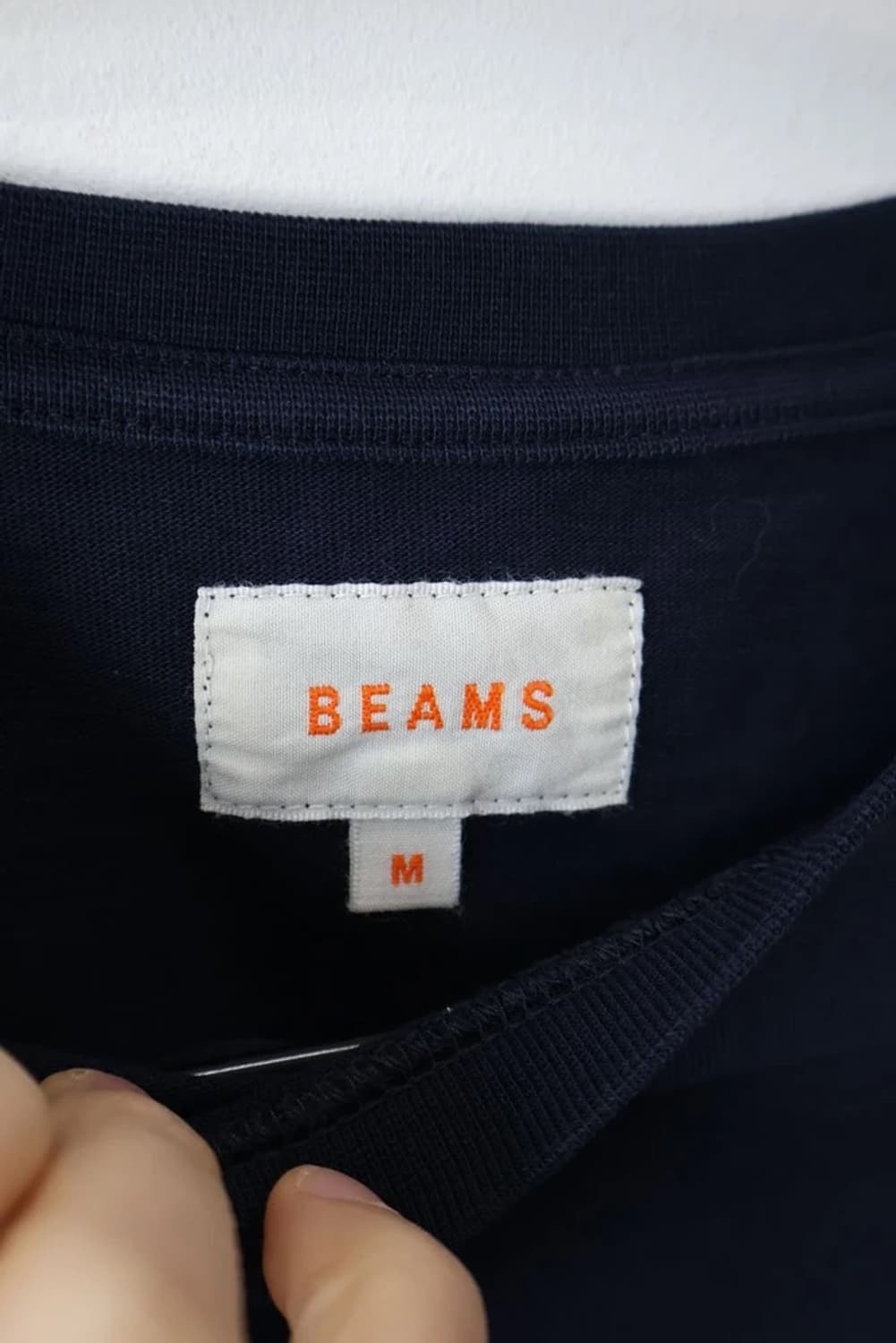 BEAMS Navy Pocket Long Sleeve Tee 상품이미지5