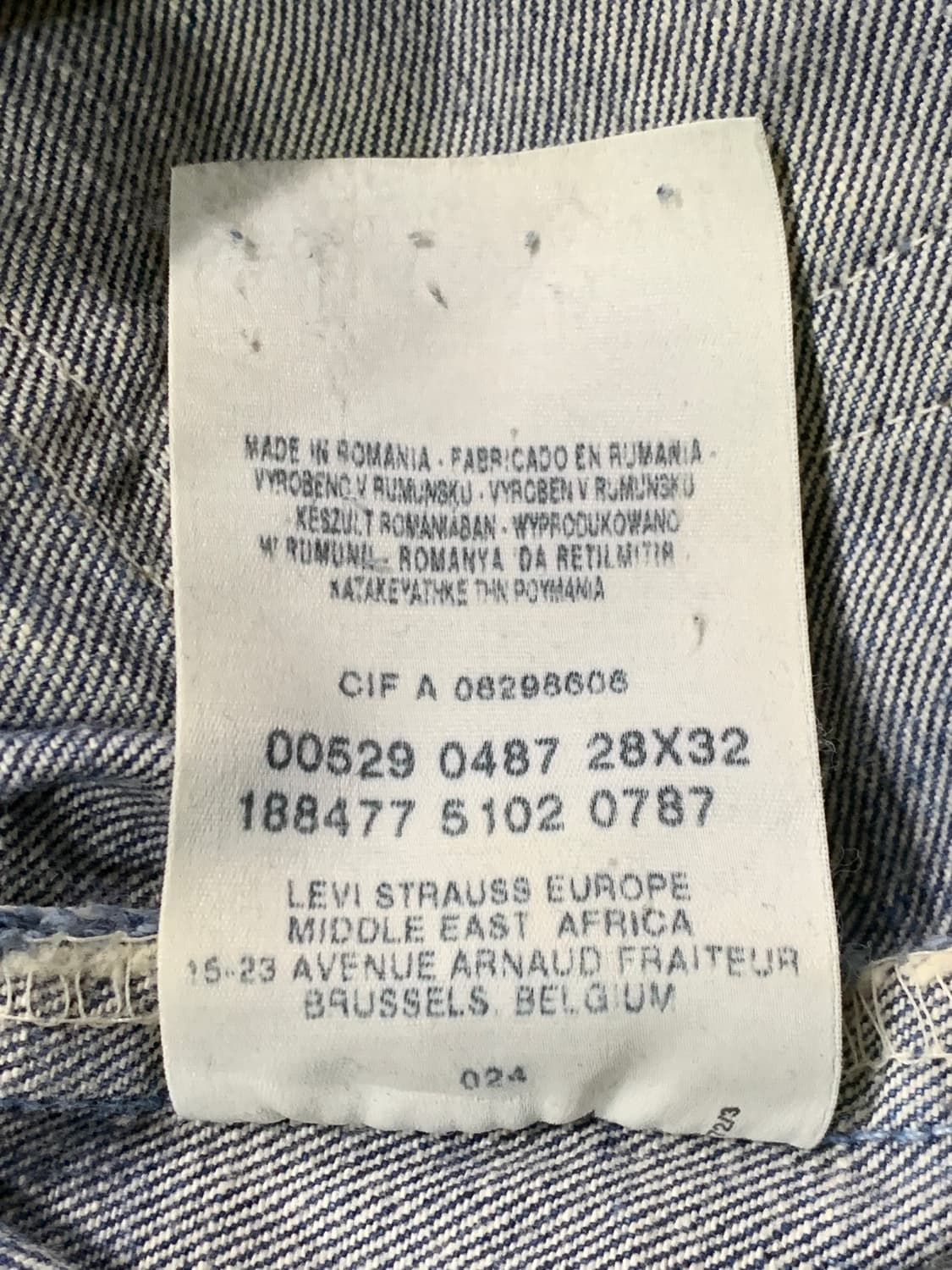 LEVIS 529  W28 L32 상품이미지9