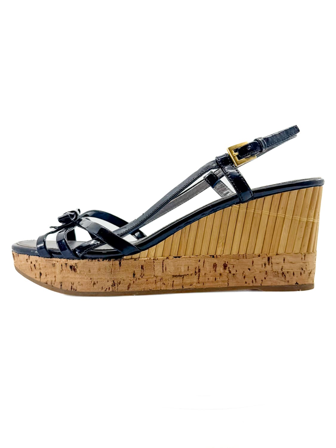 Prada Bamboo Wedge Sandals / 37 상품이미지3