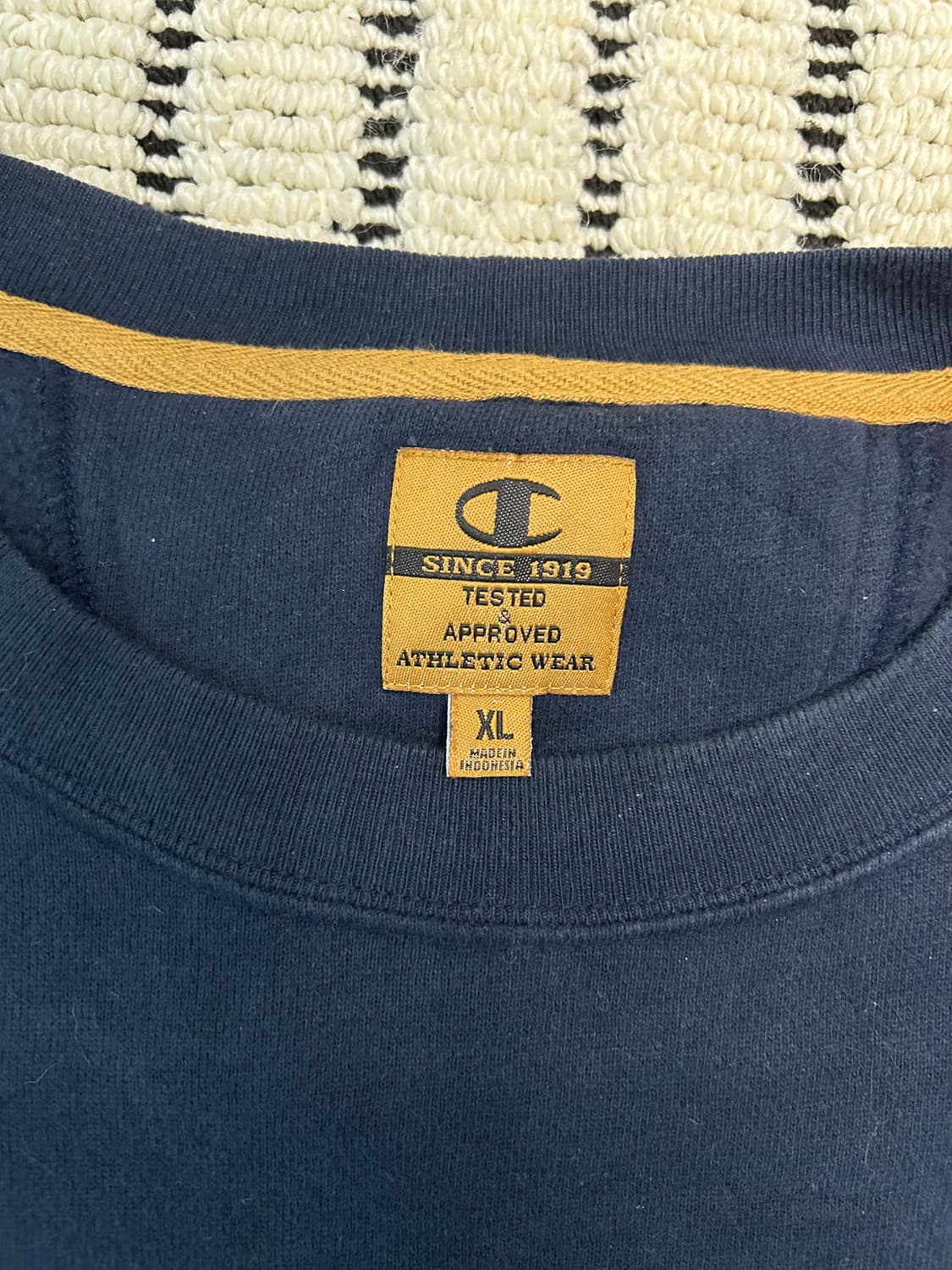 챔피온 (chmpion) 헤리티지 네이비 맨투맨 상품이미지4