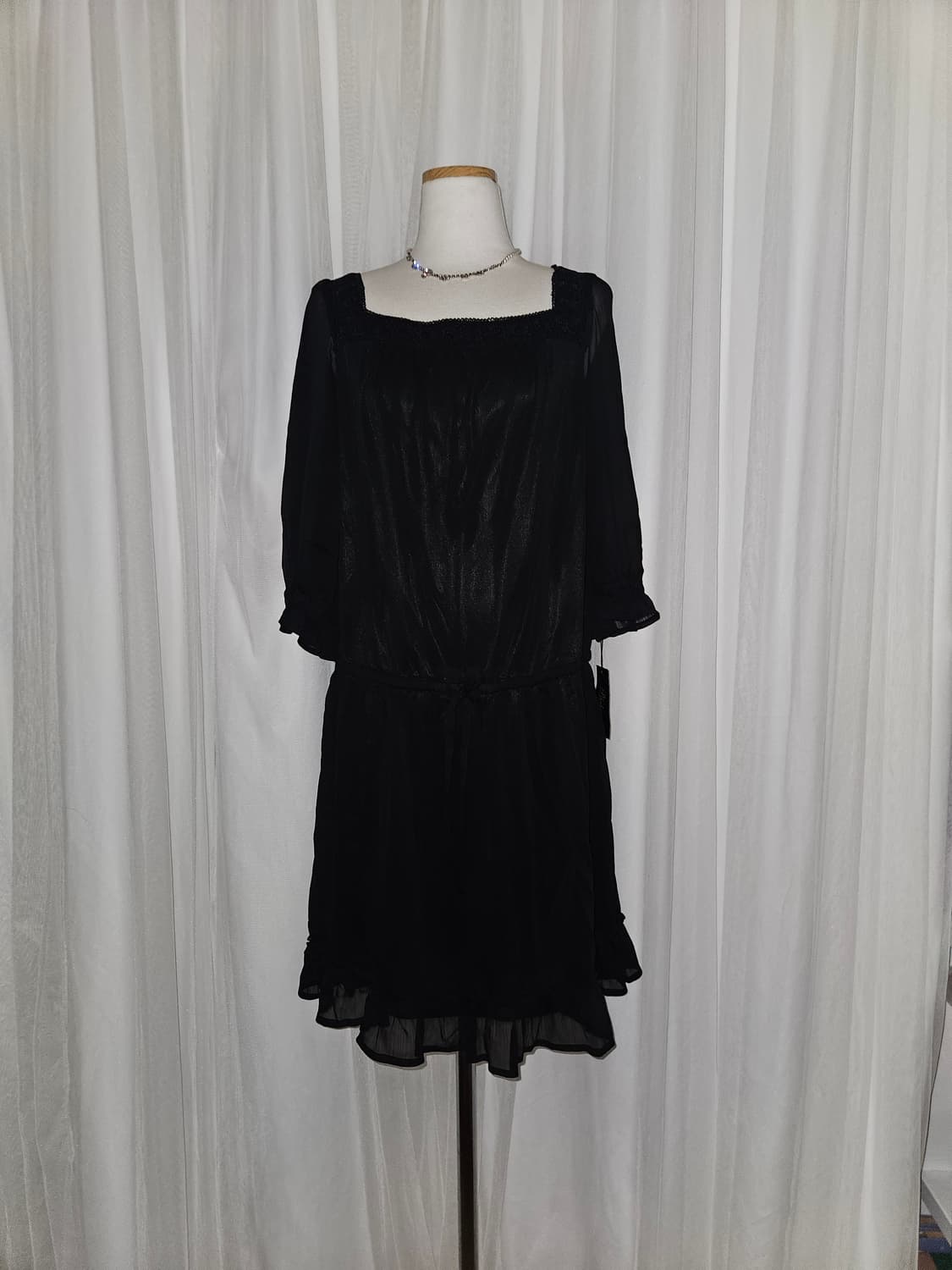 pikabia 공겜 히메 문 블랙 드레스 상품이미지1