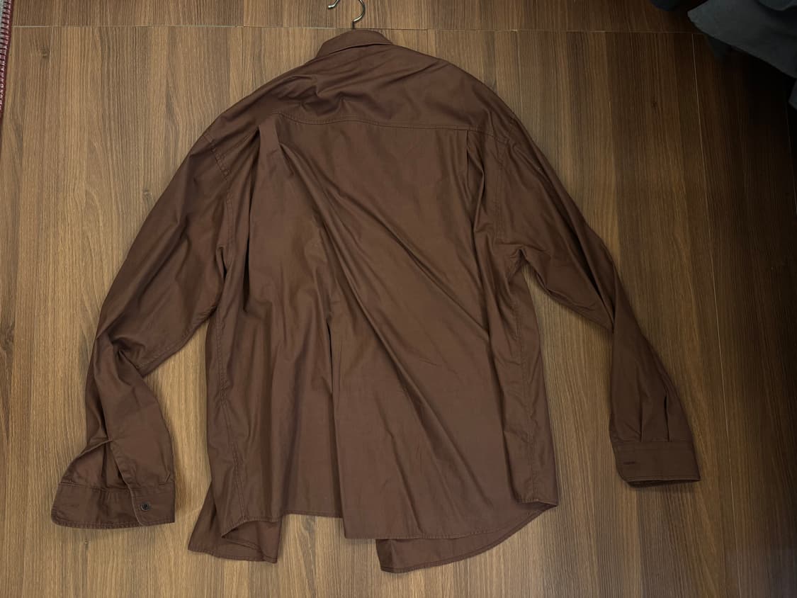 [5] 오라리 브로드 셔츠 버건디 상품이미지3