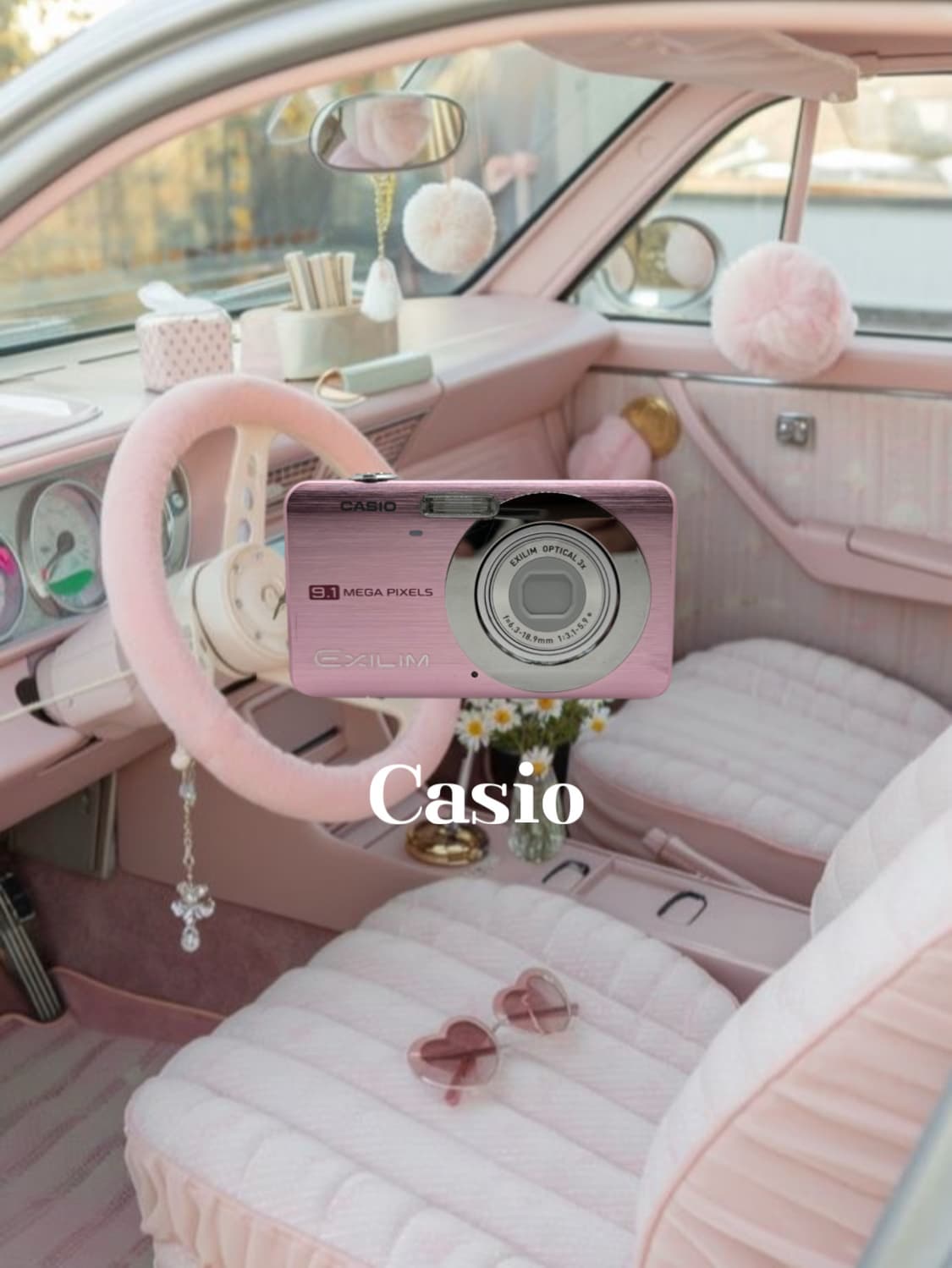 카시오 엑슬림 ex-z85 핑크 빈티지디카 디지털카메라 상품이미지1