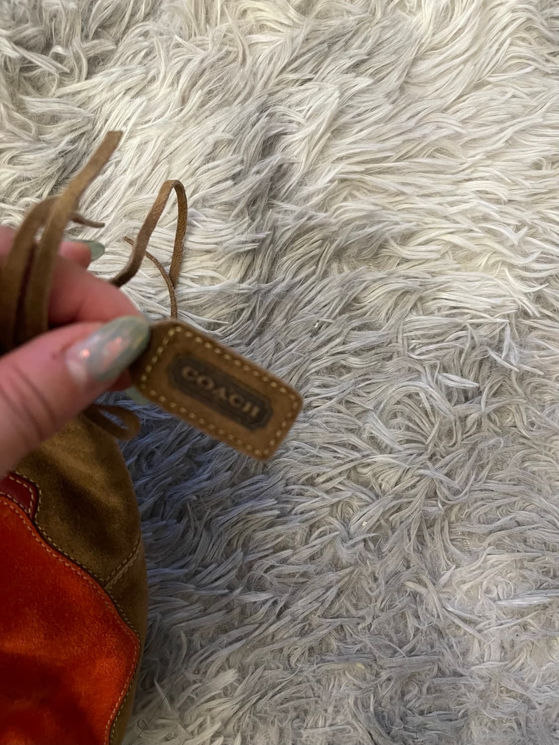 Coach 코치 올드코치 스웨이드 poppy for peace 가장 토트 상품이미지5