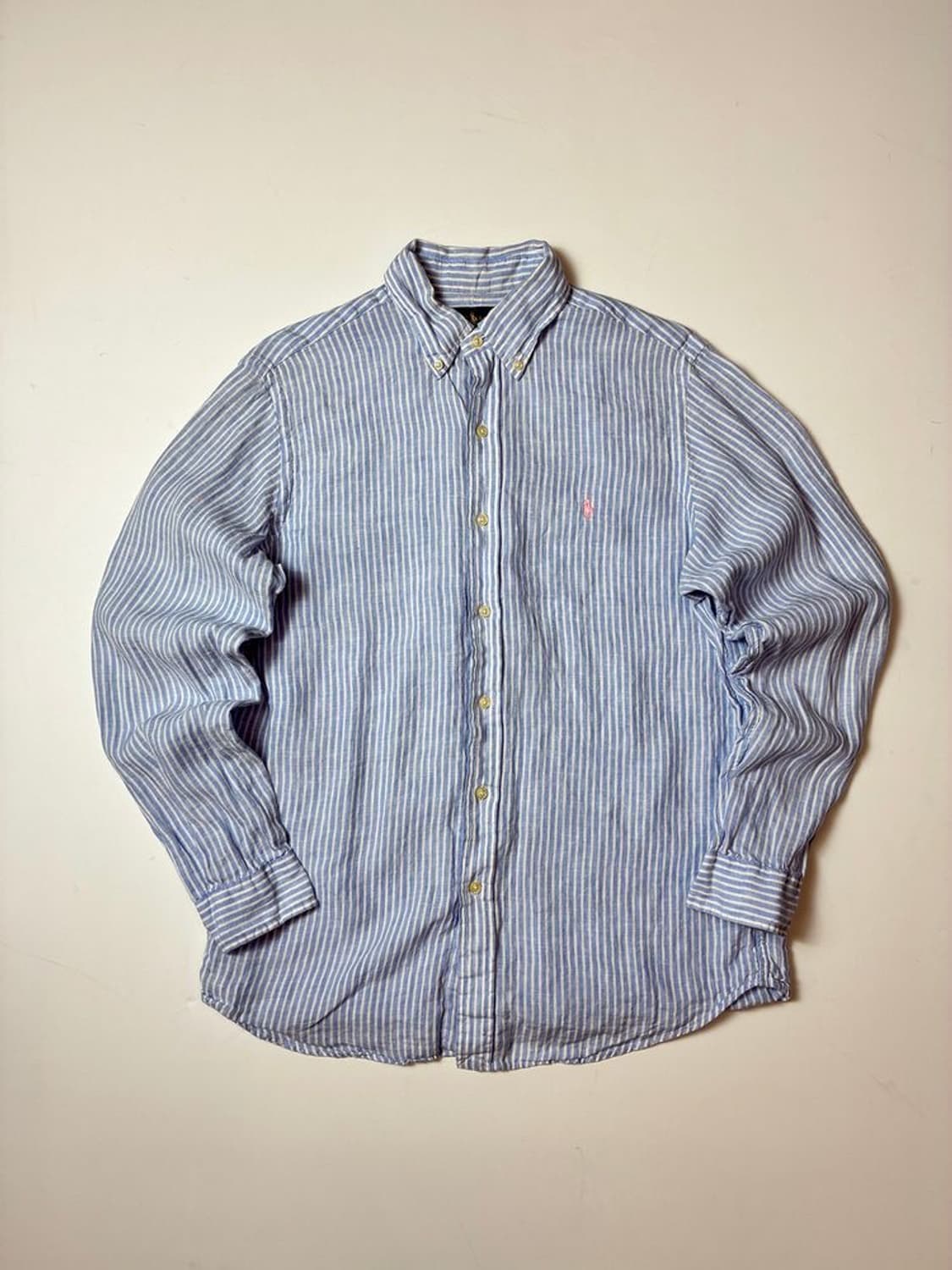 폴로 랄프로렌 큐알 신형 클래식핏 100% 린넨 셔츠 PN8979 상품이미지1