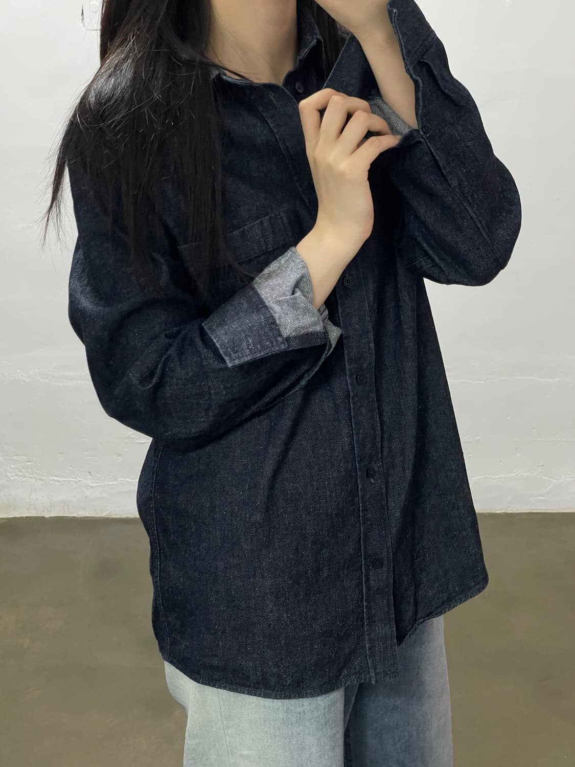 COS 데님 셔츠 S사이즈. 공용 상품이미지1