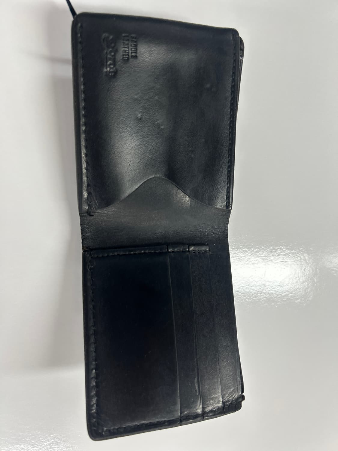 goros 고로스 새들레더 블랙 콘초 반지갑 상품이미지10