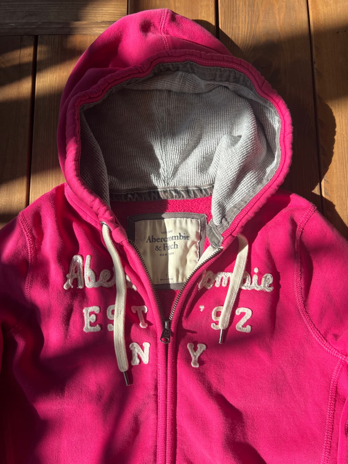 아베크롬비 핑크 후드집업 상품이미지6