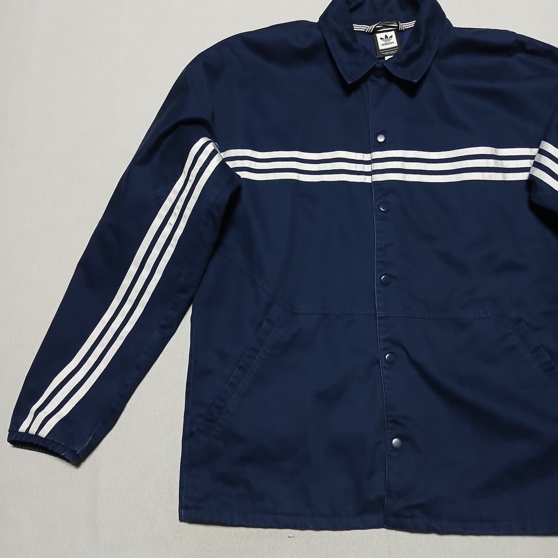 Adidas 아디다스 단추 면 코치자켓 춘추 봄 가을 바람막이 상품이미지5