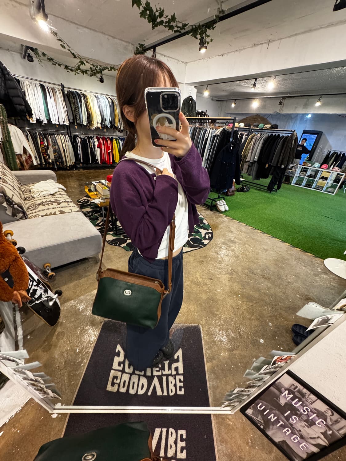 라코스테 클래식 가죽 크로스백 상품이미지9