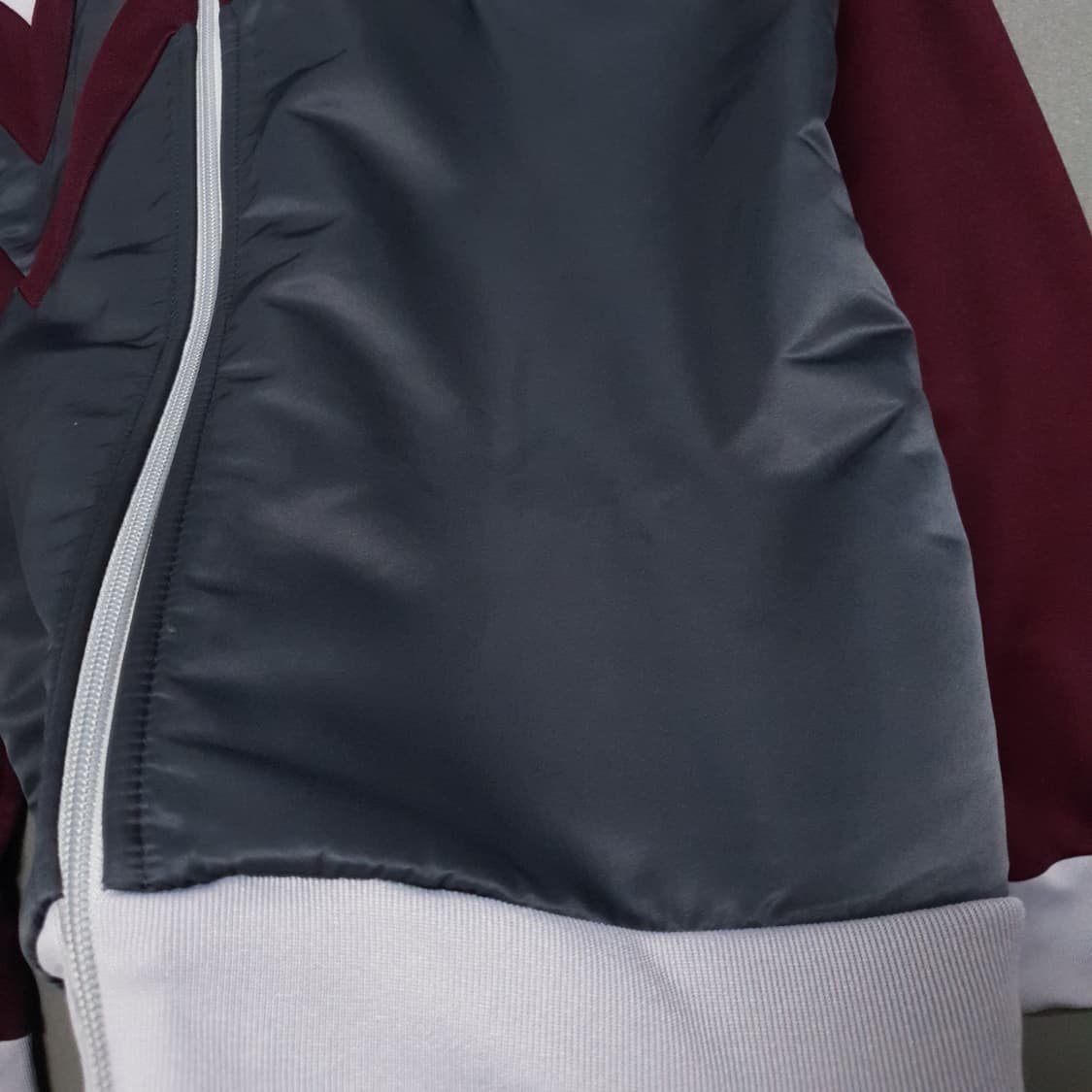 L) 아디다스 희귀 유로파 버건디 그레이 아카이브 트랙탑 져지 자켓 상품이미지6