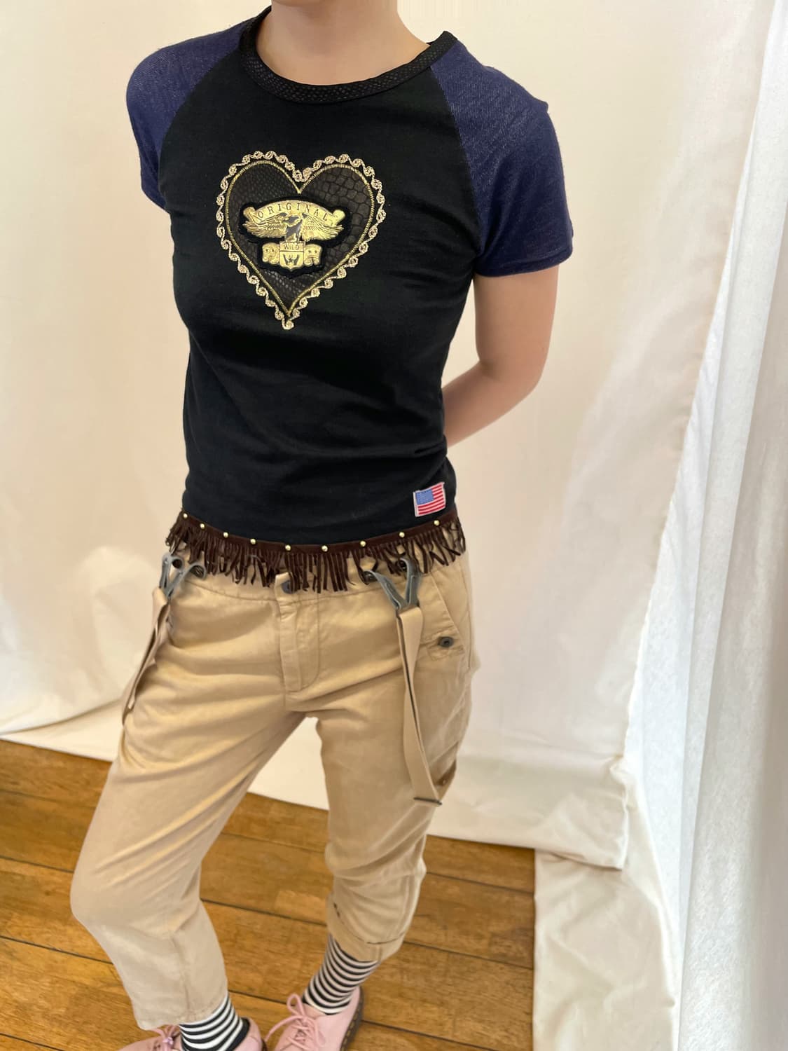 fringe t-shirt 상품이미지3