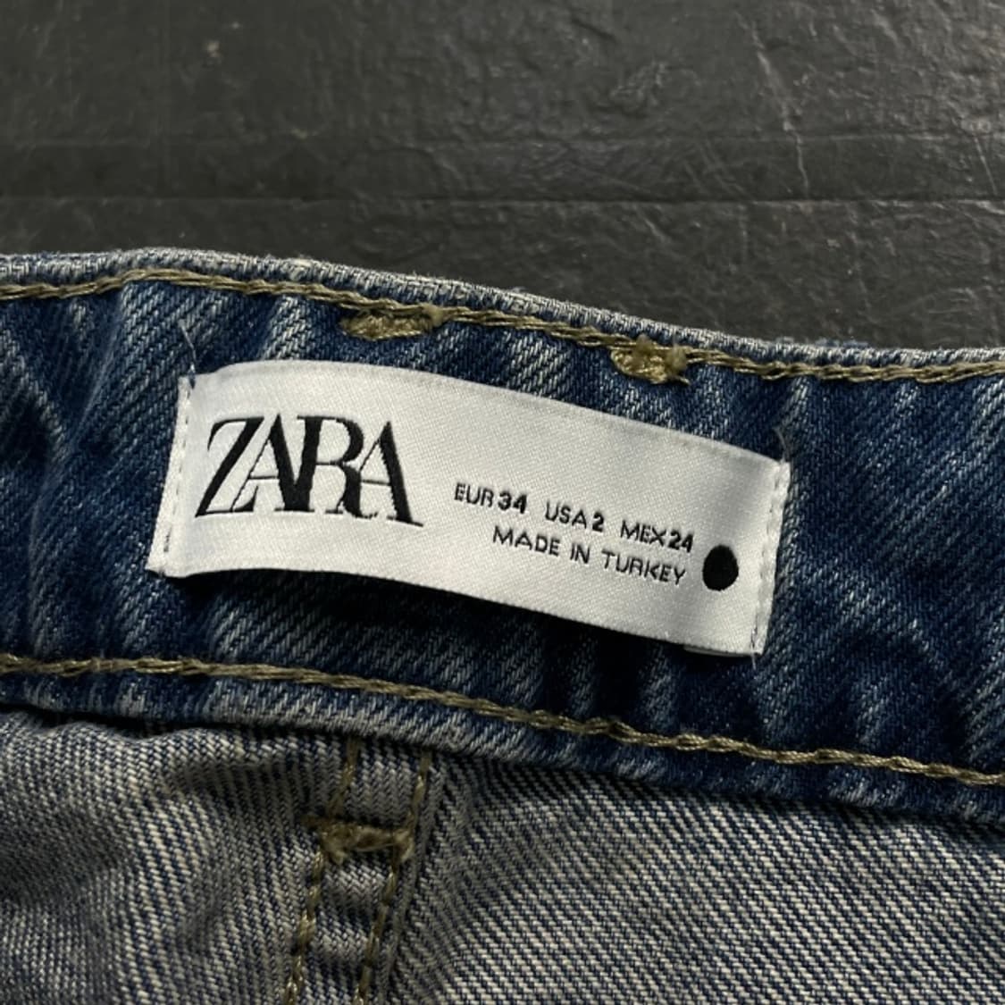 자라 유틸리티 카고 데님팬츠  상품이미지3