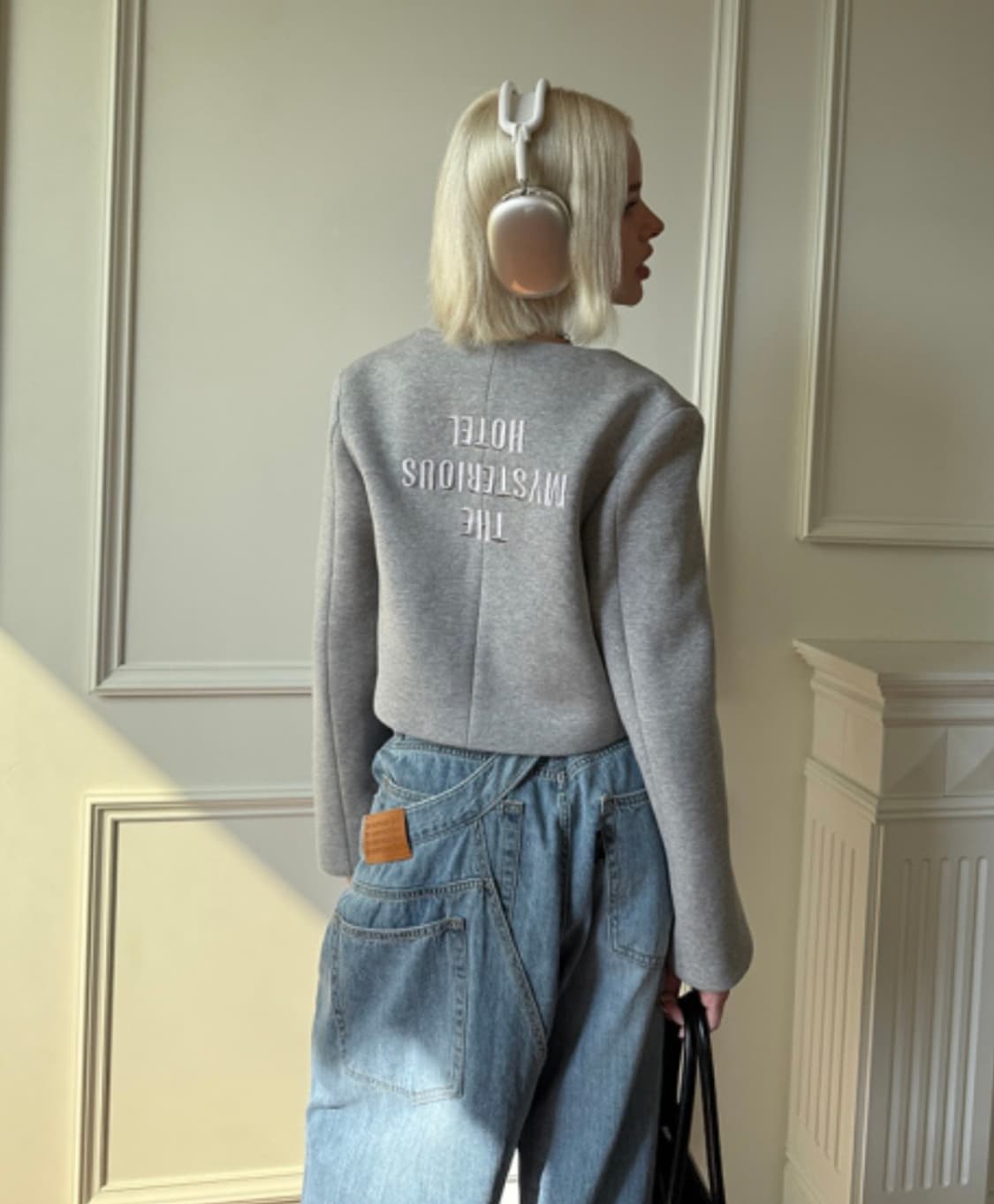 더미스테리어스호텔 스웻 캐주얼 자켓 상품이미지4