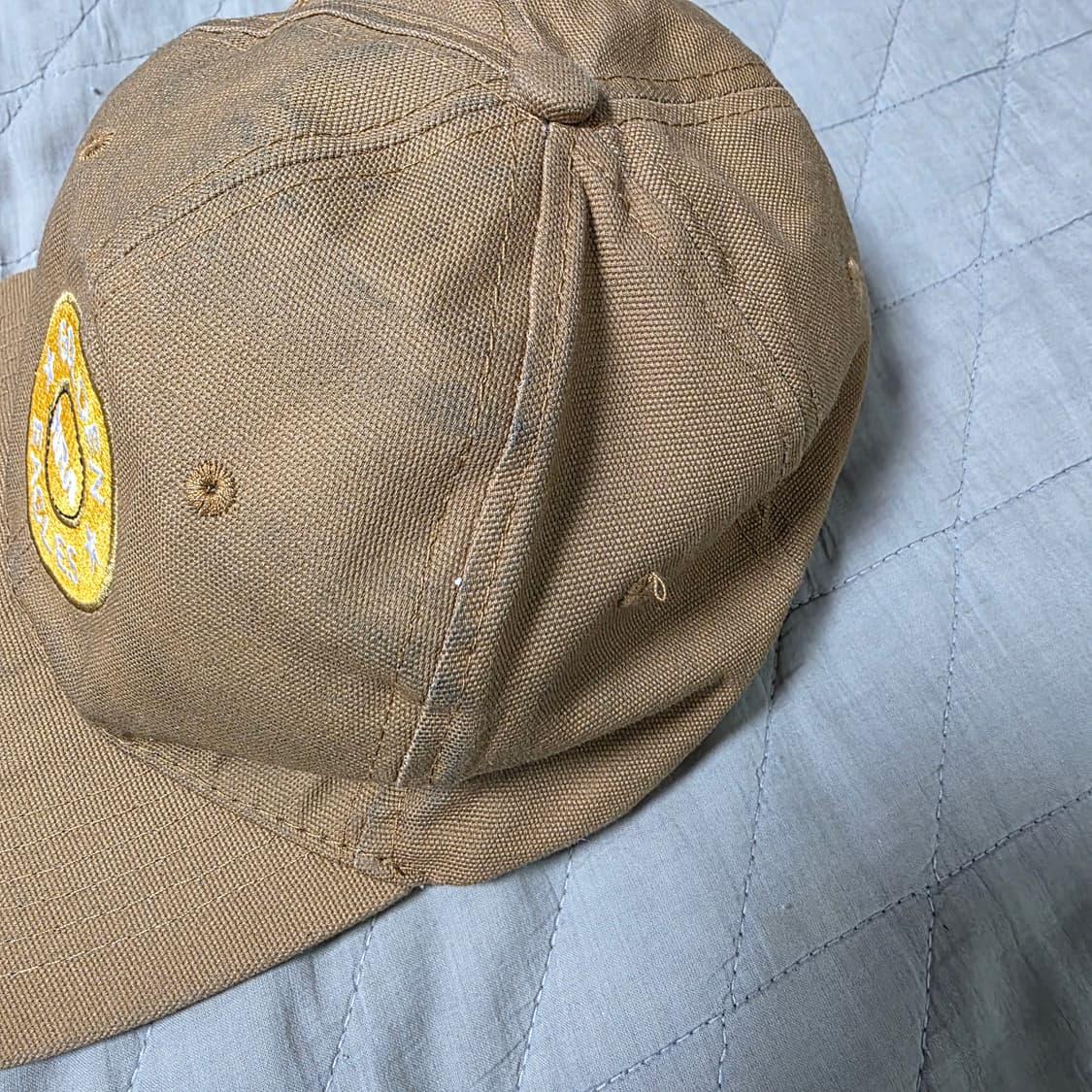 [OS] 빈티지 NRA 골든 이글 6패널 볼캡 베이지 상품이미지4