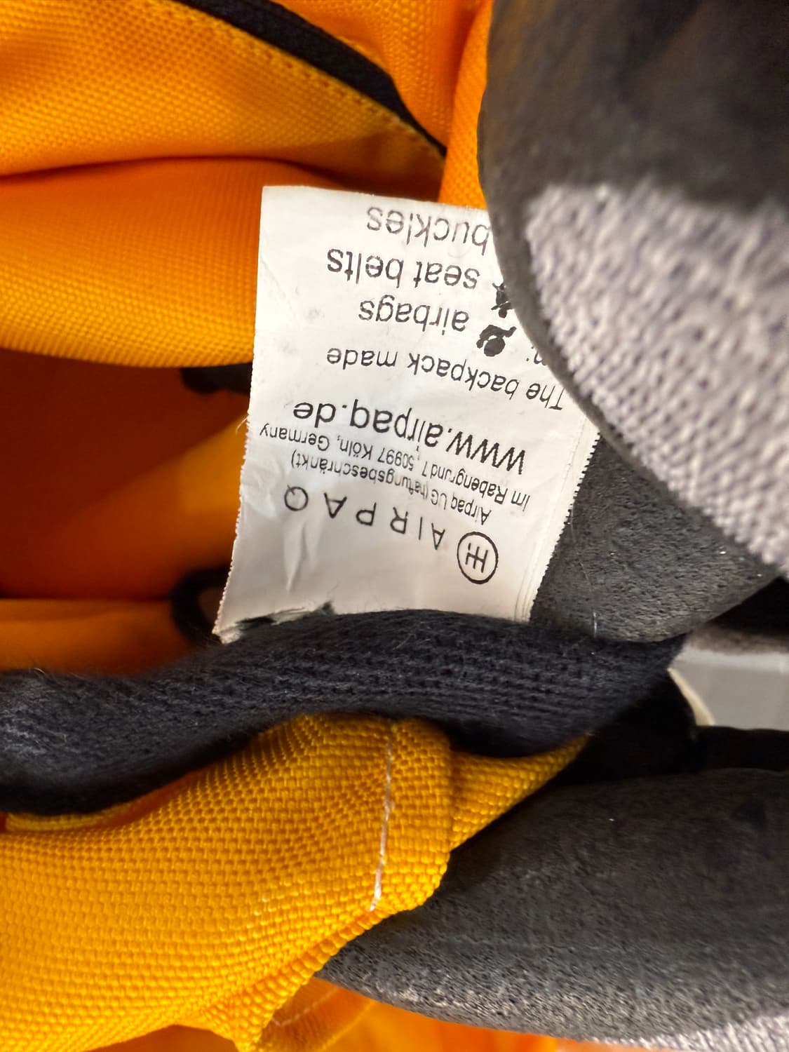 Airpaq 롤탑 백팩 블랙/베이지 상품이미지4