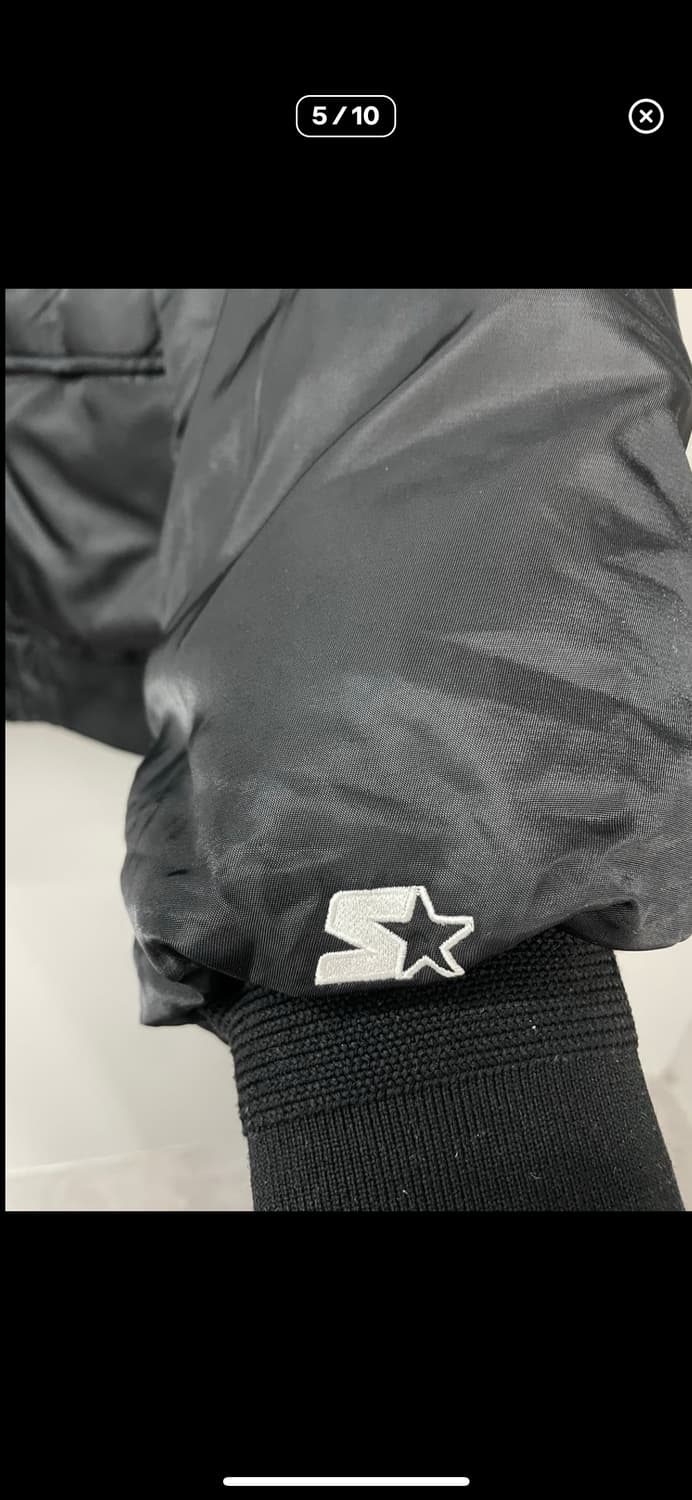 스타터 MA-1 블랙 투포켓 자켓 A3204 상품이미지5