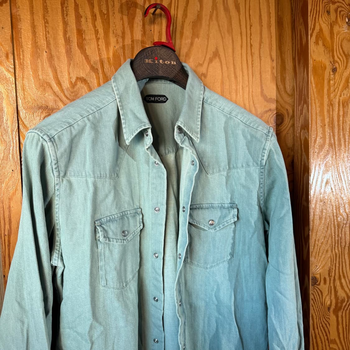 톰포드 데님 셔츠 새상품 판매 합니다. 상품이미지6